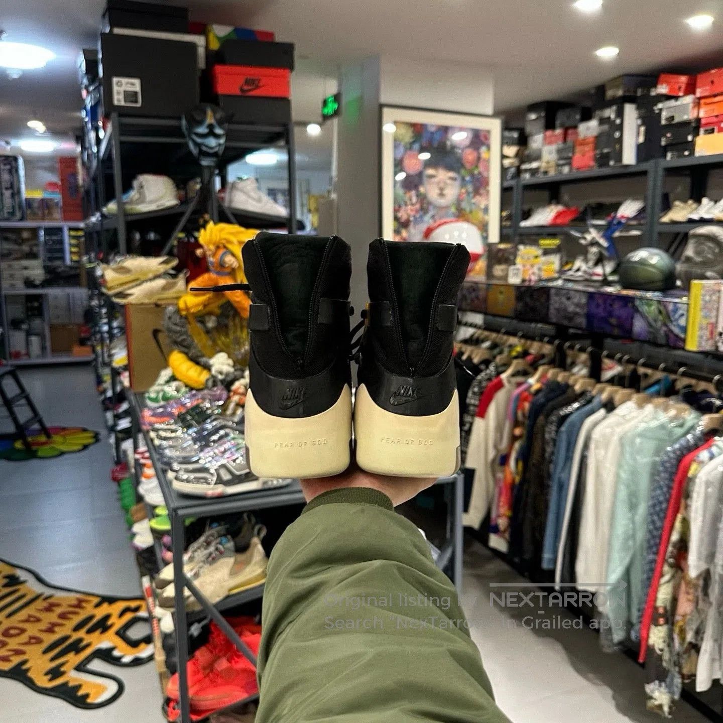 Fear of God Fear of God Fog High-Top Black. Size US 11 / EU 44 - 3 Thumbnail