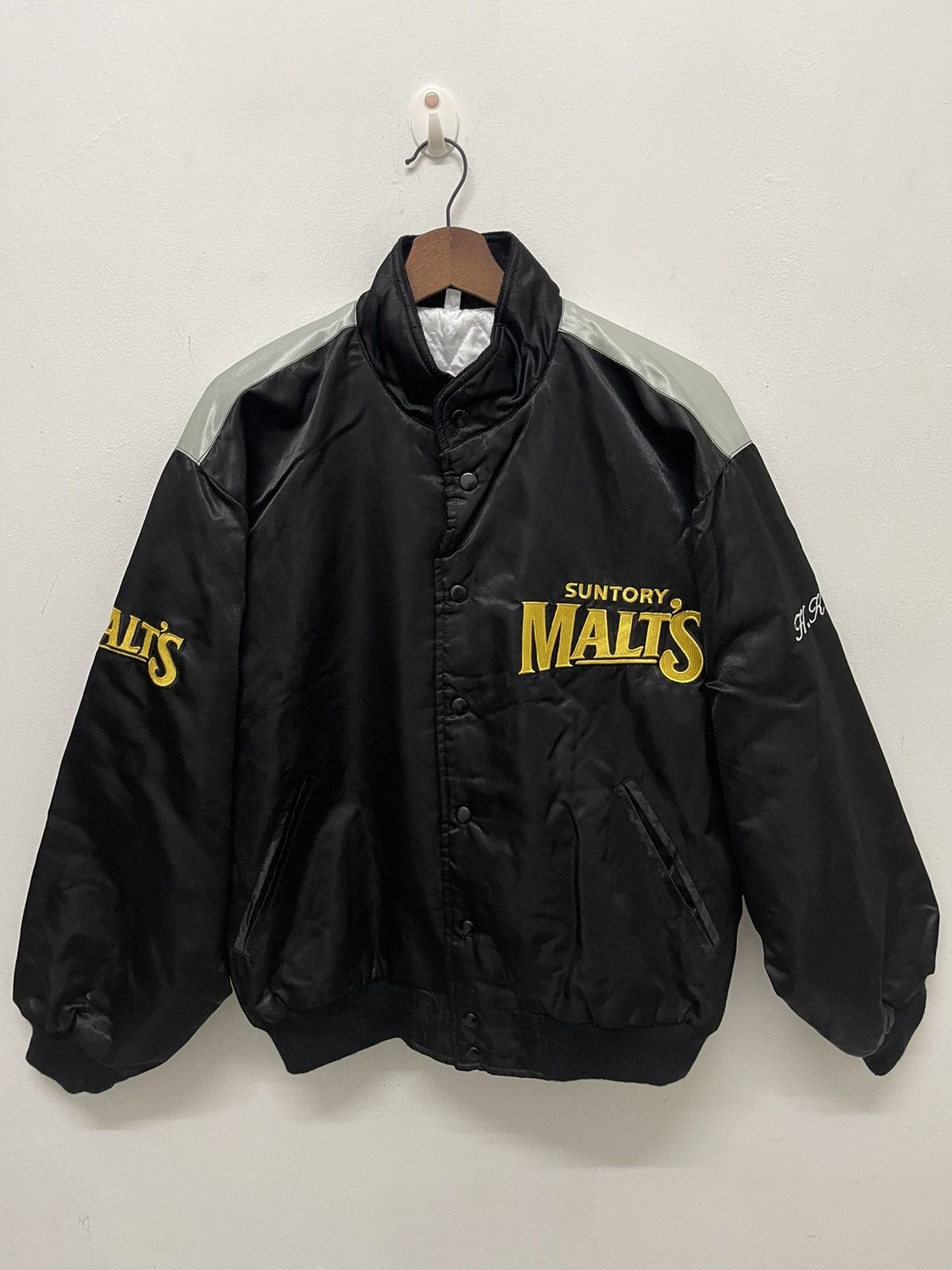 Vintage VTG 90’s SUNTORY MALTS BASEBALL TEAM VARSITY Size US L / EU 52-54 / 3 - 1 Thumbnail