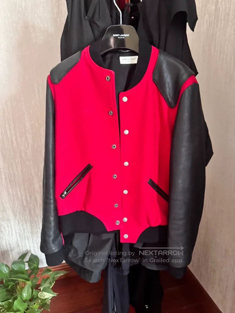 Saint Laurent Paris Saint Laurent Paris Jacket, Black and Red Plaid Size US M / EU 48-50 / 2 - 1 Thumbnail