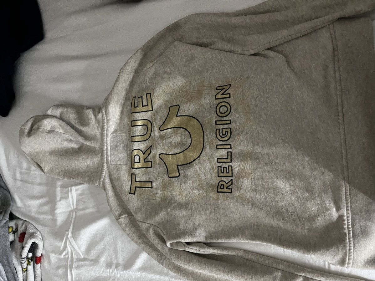 True Religion True Religion Beige Hoodie Size XS / US 0-2 / IT 36-38 - 3 Thumbnail