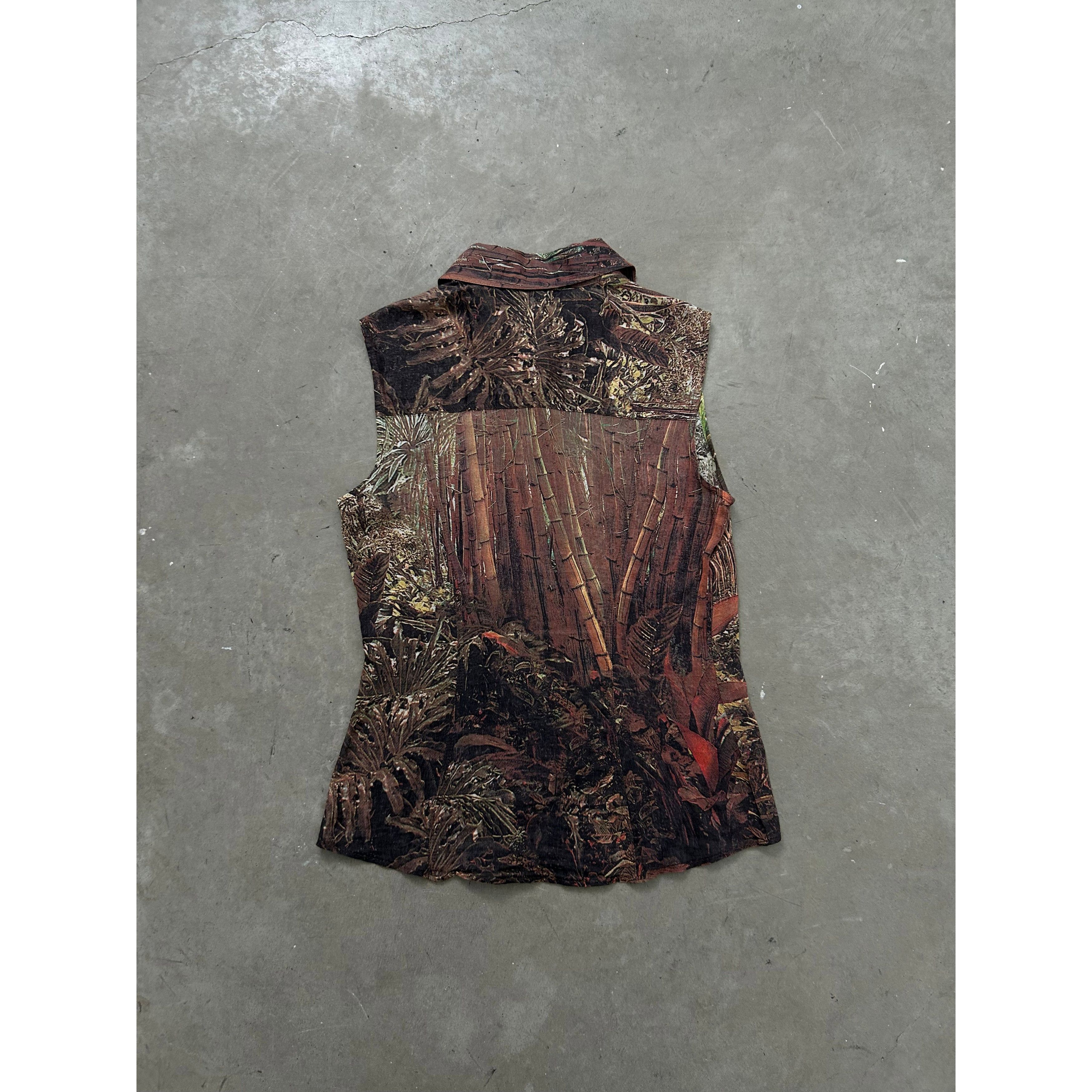 Dolce & Gabbana Dolce & Gabbana Forest Graphic Tank Top Size S / US 4 / IT 40 - 2 Thumbnail