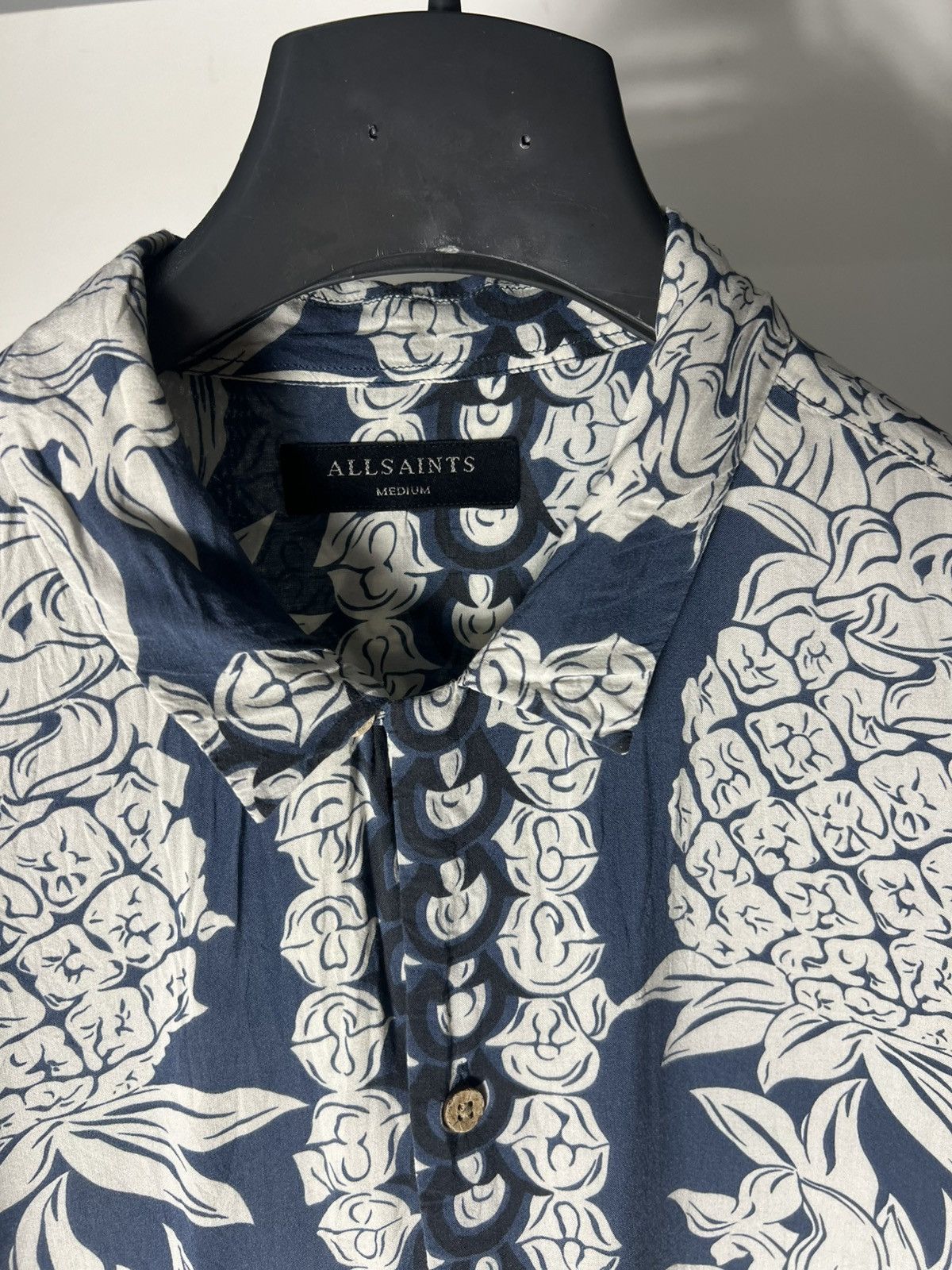 Allsaints × Vintage VERY RARE ALLSAINTS ANANAS SS DESIGNER SHIRT CASUAL Y2K 90s Size US M / EU 48-50 / 2 - 4 Thumbnail