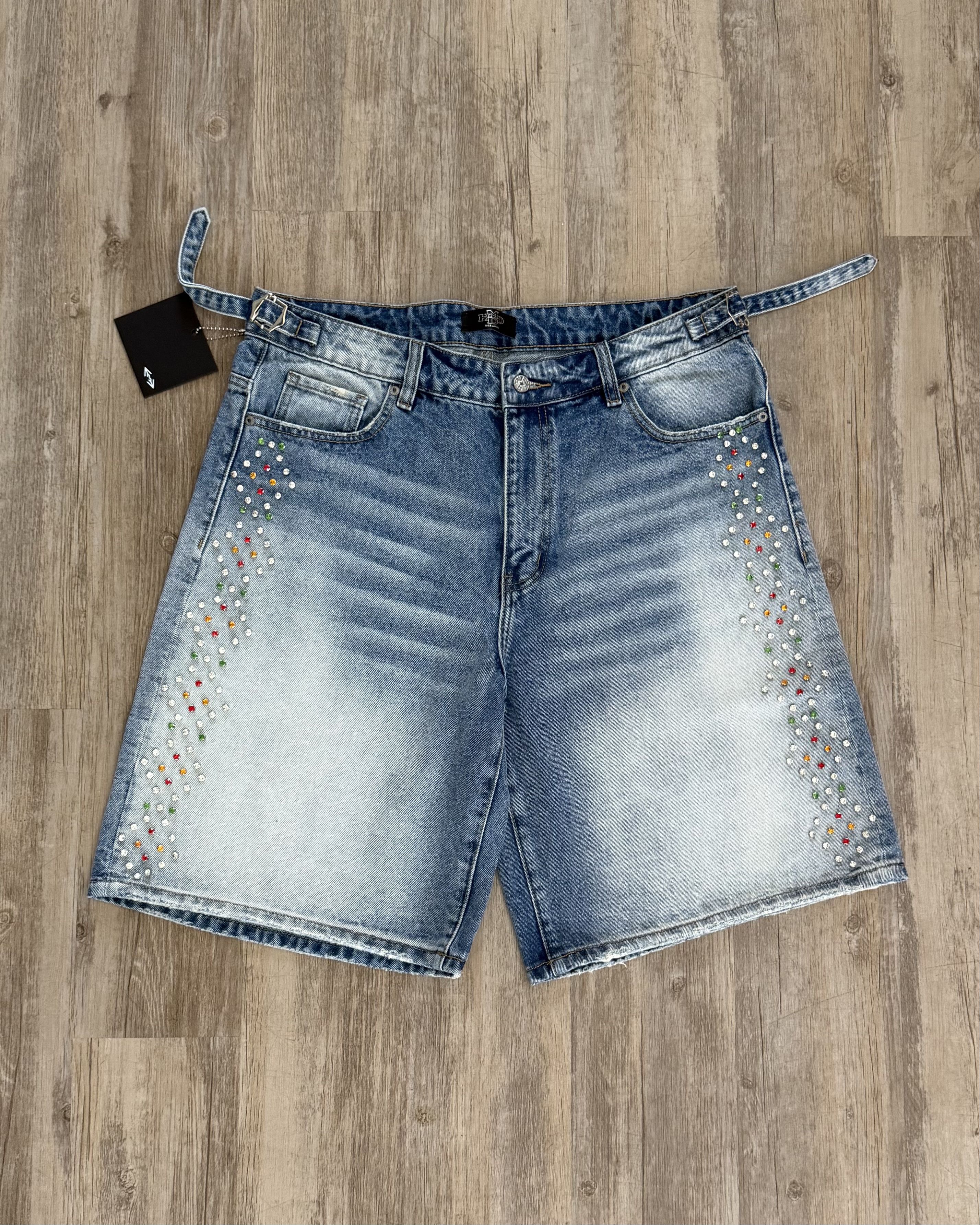 HMDD HMDD H Star Crystal Jorts Size US 32 / EU 48 - 1 Thumbnail