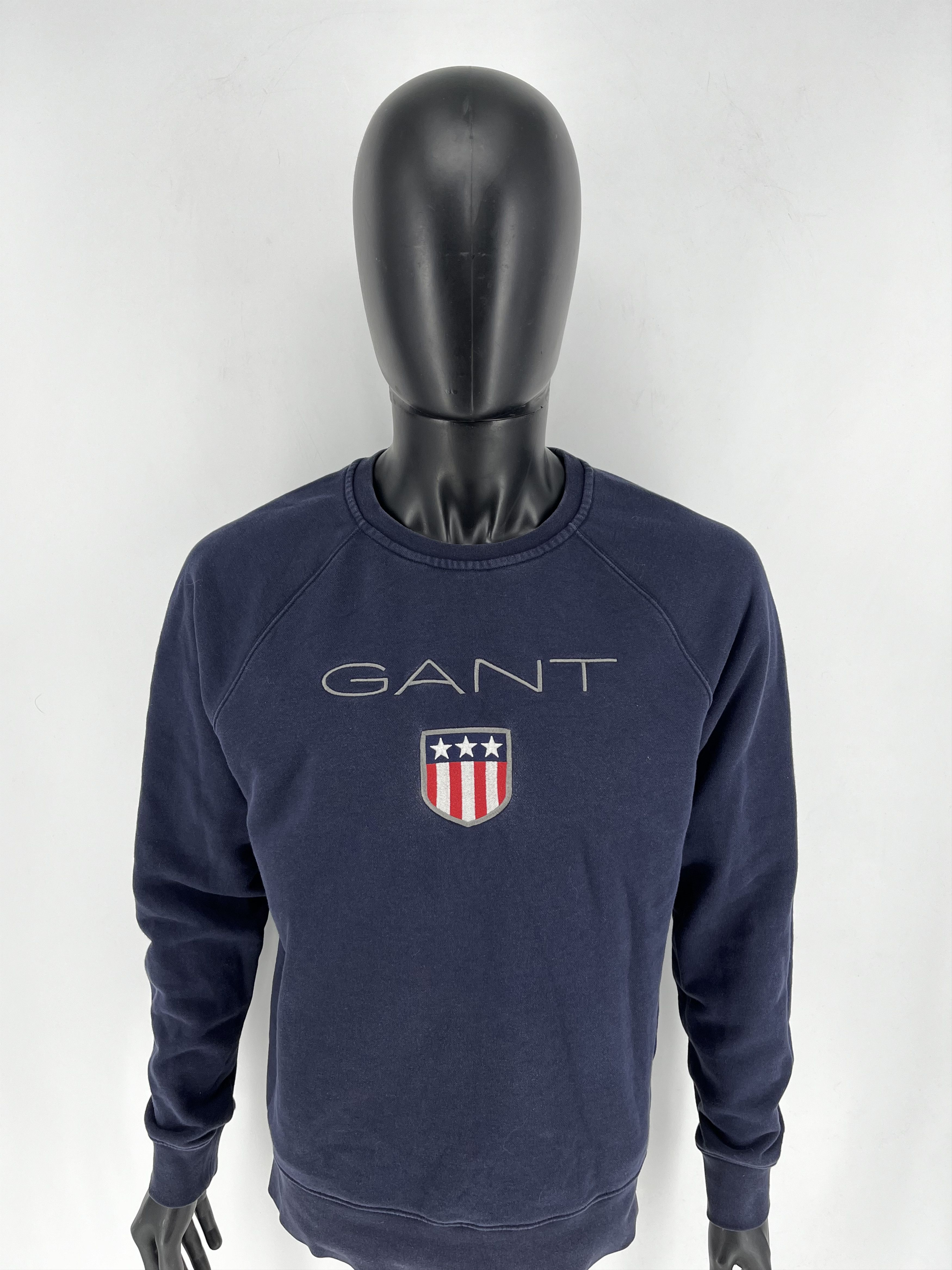 Gant × Vintage Vintage Y2K Gant plush logo sweatshirt streetwear size L Size US L / EU 52-54 / 3 - 6 Thumbnail