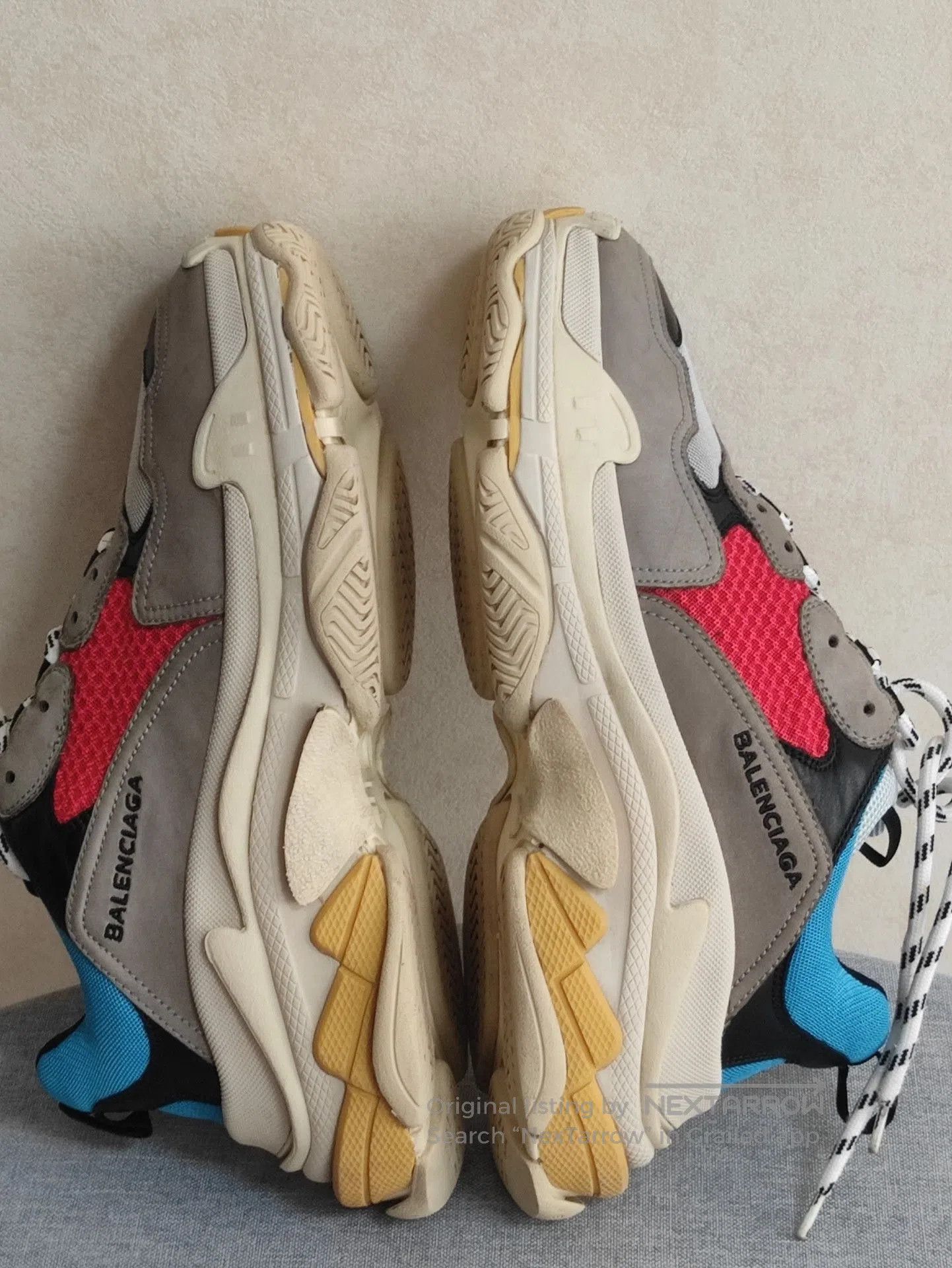 Balenciaga Balenciaga First Gen Red Blue Triples. Size US 8 / EU 41 - 9 Thumbnail