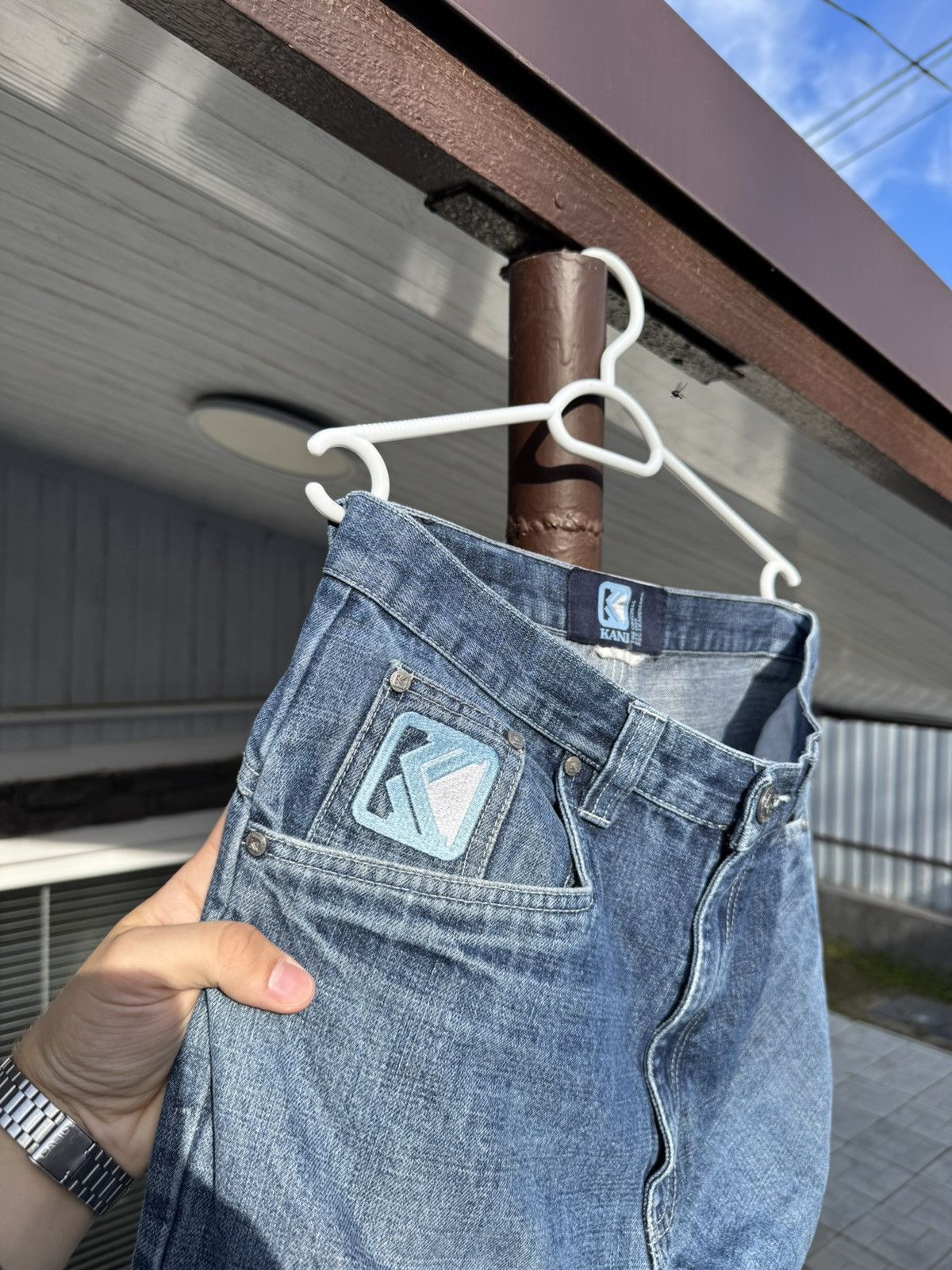 Karl Kani × Rap Tees × Vintage 👹Karl Kani Baggy Jeans👹 Size US 31 - 6 Thumbnail