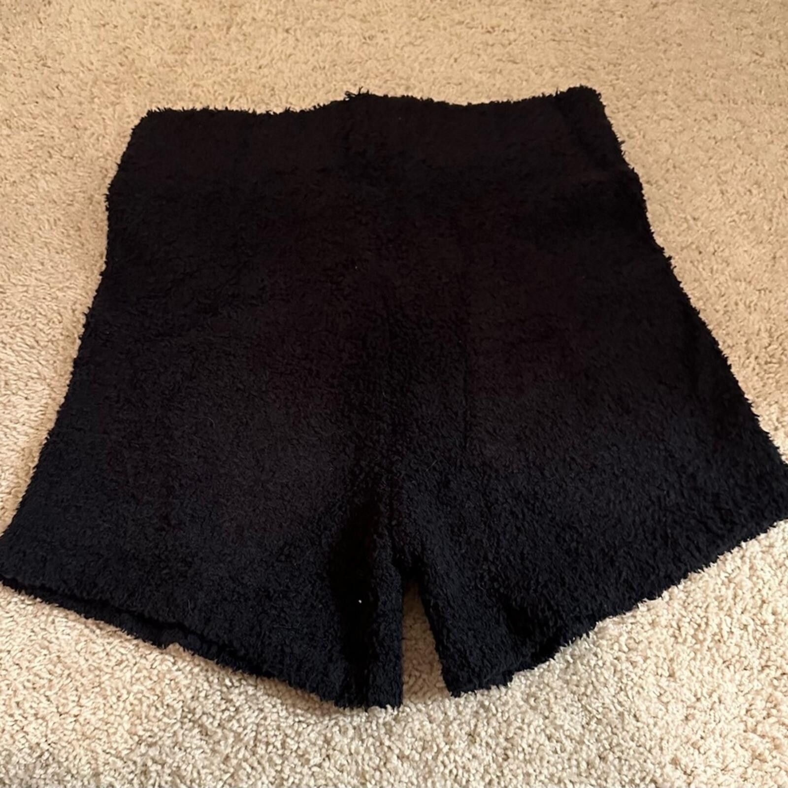 Swims SKIMS Black Cozy Knit Shorts Size 36" / US 14 / IT 50 - 4 Thumbnail