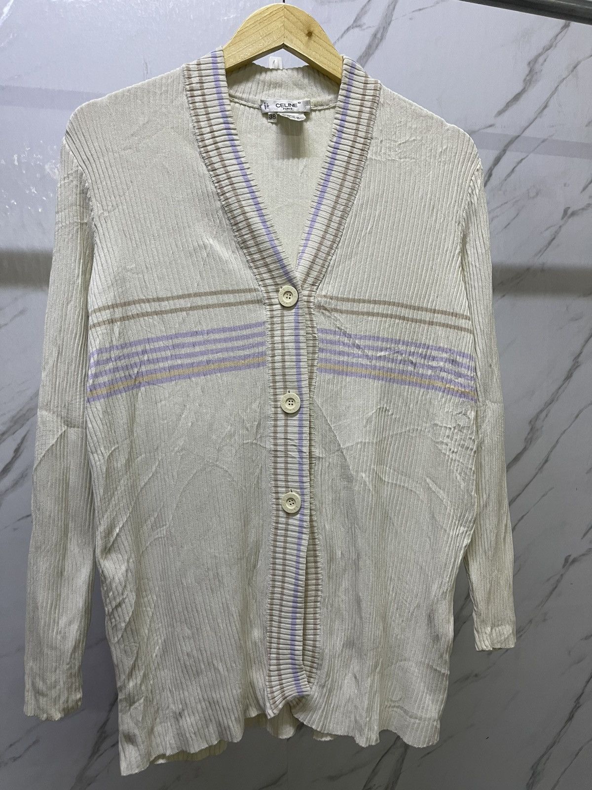 Celine Celine Cardigan Sweater Size M / US 6-8 / IT 42-44 - 4 Thumbnail