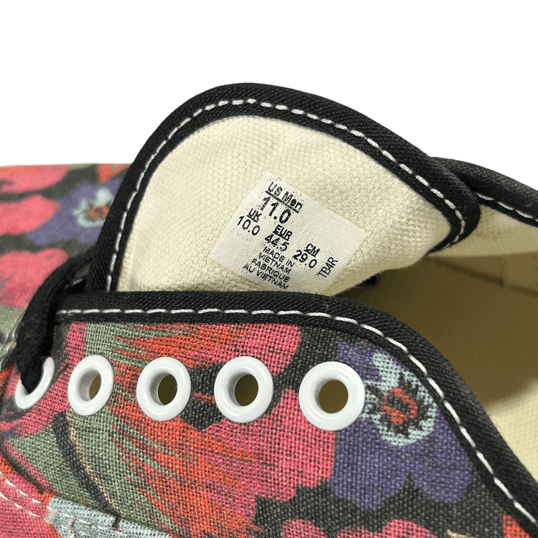 Vans Floral Printed Authentic Lows Size US 11 / EU 44 - 12 Thumbnail