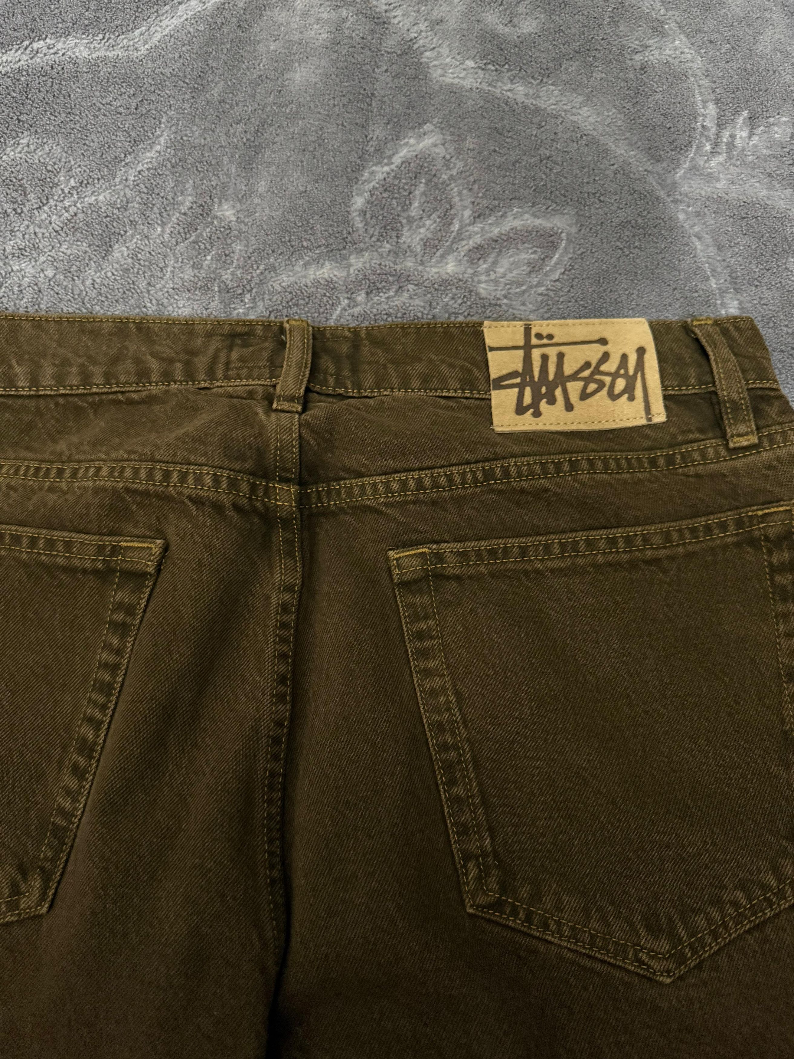 Stussy CC28 Mushroom Denim Jeans in Brown Size US 34 / EU 50 - 4 Thumbnail