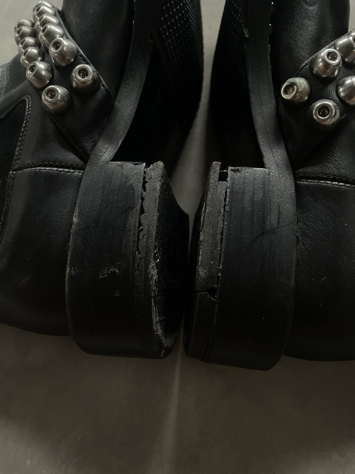 Miu Miu Miu Miu Chelsea Boots Studded Leather Size US 5.5 / IT 35.5 - 13 Thumbnail