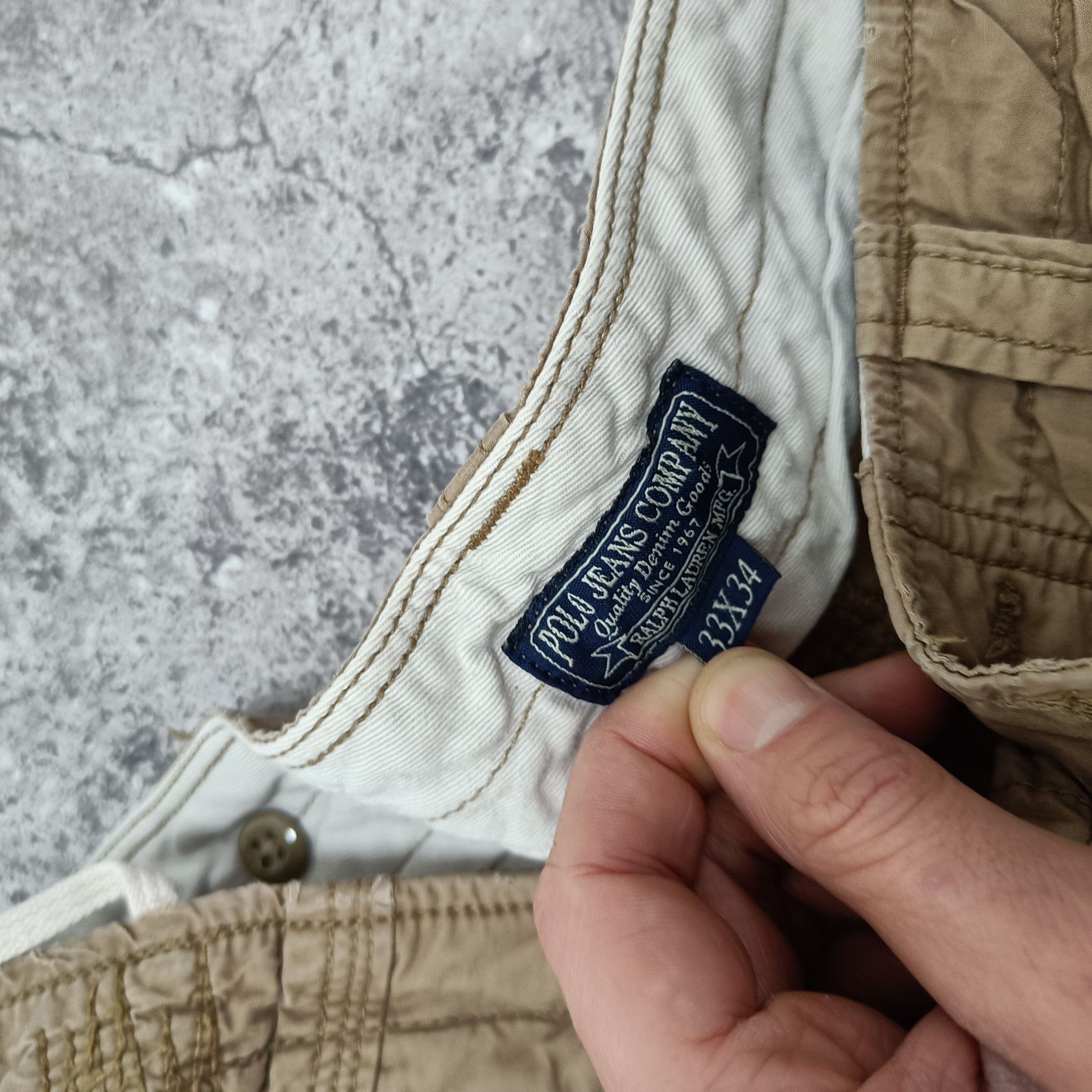 Other Vintage PRL Baggy Bondage Cargo Pants cropped Size US 34 / EU 50 - 8 Thumbnail