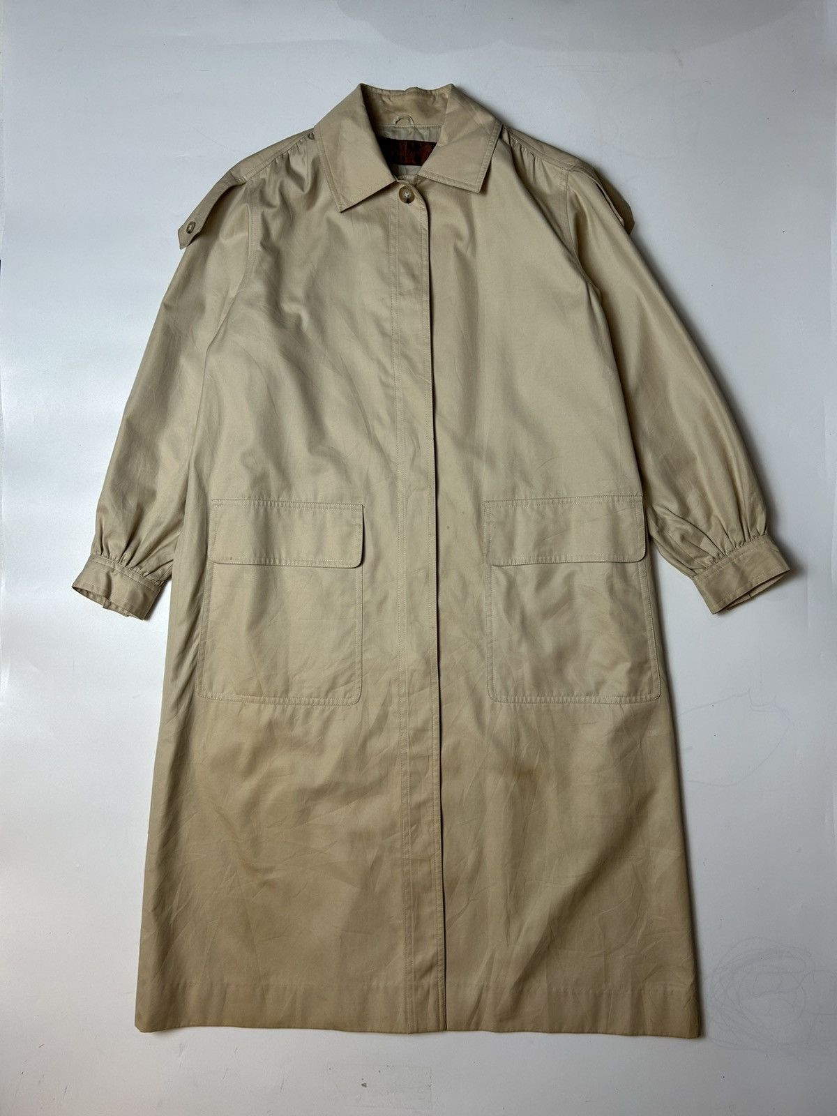 Designer × Yves Saint Laurent YVES SAINT LAURENT TRENCH COAT Size M / US 6-8 / IT 42-44 - 1 Thumbnail