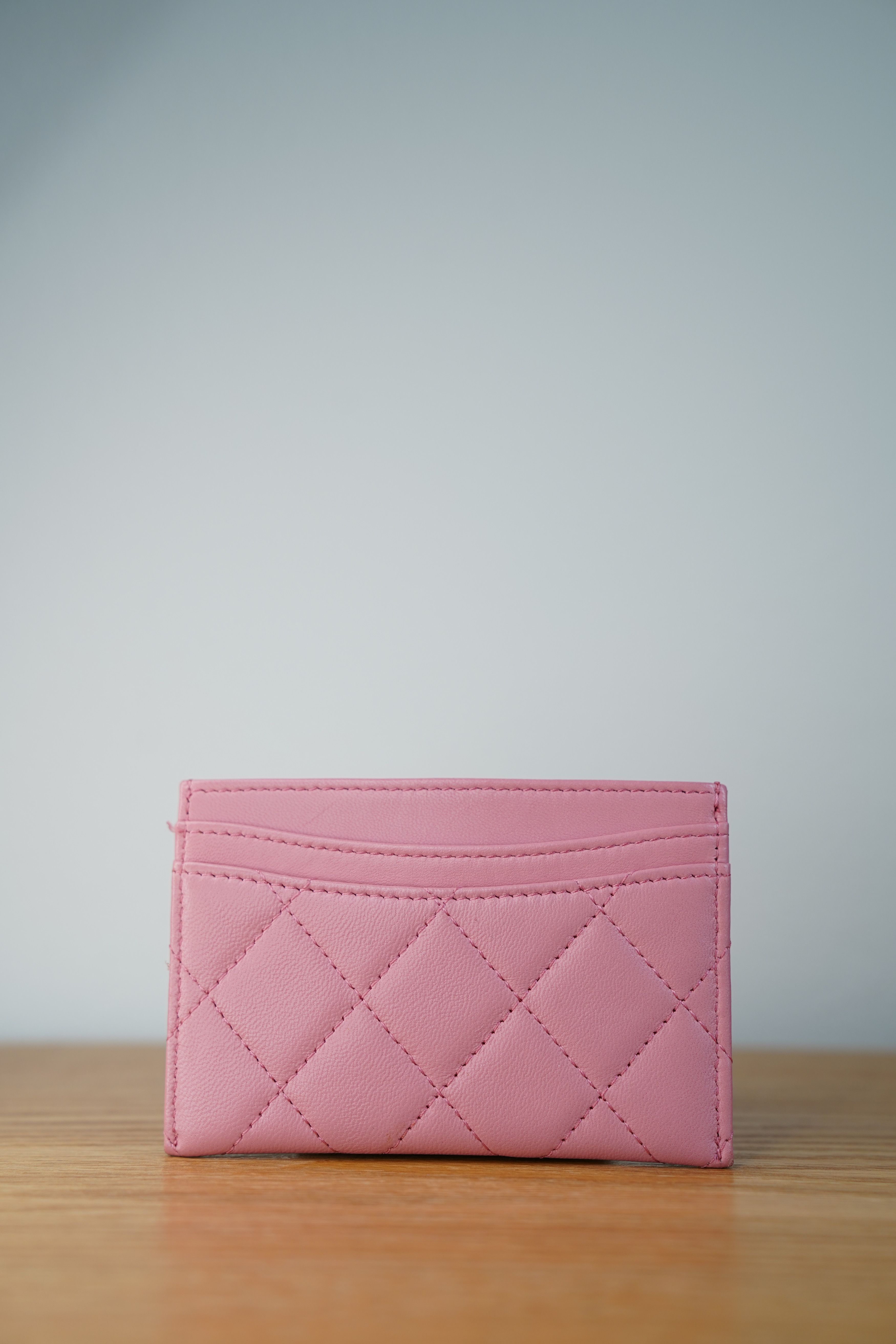 Chanel Chanel Classic Card Holder Quilted Caviar Pink Size ONE SIZE - 2 Thumbnail