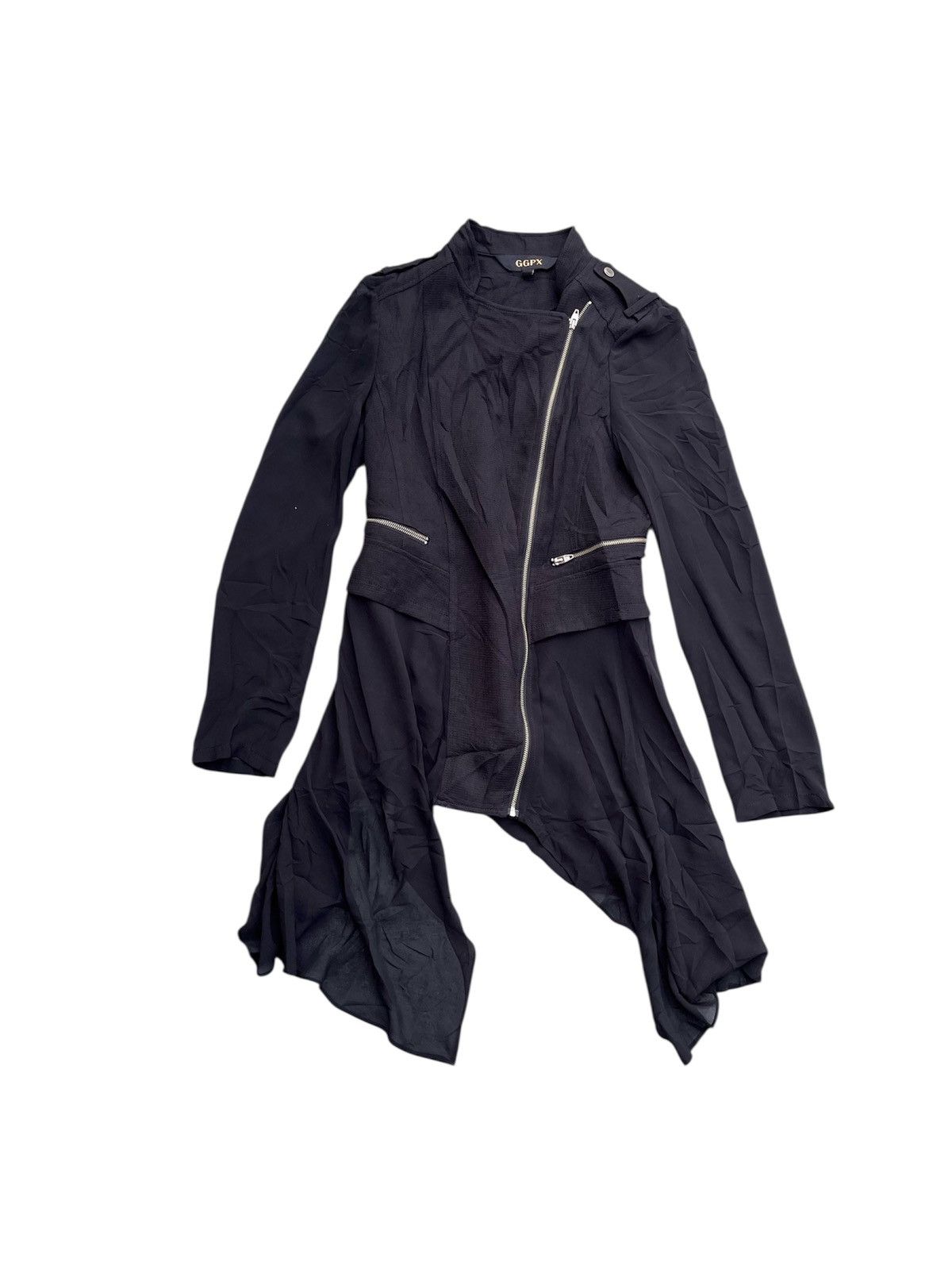 Japanese Brand Japanese Ggpx Asymmetric Gohtic Longslevee Punk Lgb Size S / US 4 / IT 40 - 1 Thumbnail