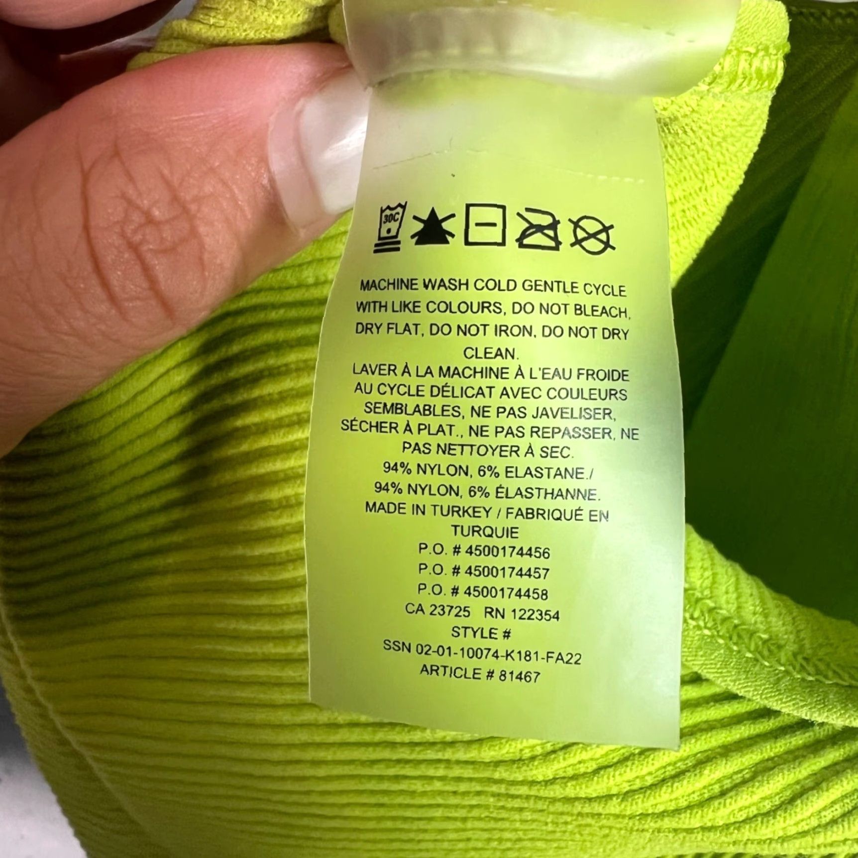 Vintage Sunday Best Womens XS Ribbed Lime Green Halter Top Tank Cropped Summer Spring Casual Women’s XS Lime Green Halter Top Sunday Best Size XS / US 0-2 / IT 36-38 - 4 Thumbnail