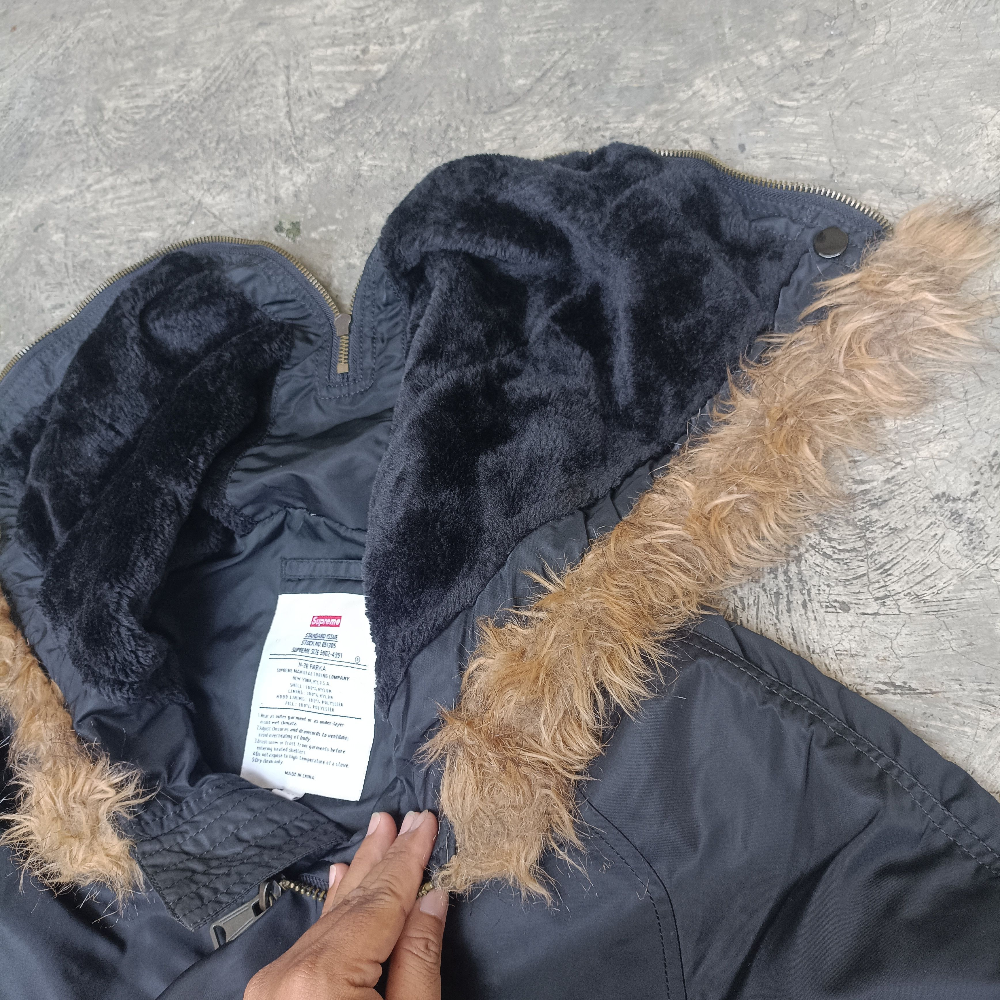 Supreme Supreme Fw14 Jacket N 2B Flight Bomber parka fur Size US M / EU 48-50 / 2 - 5 Thumbnail