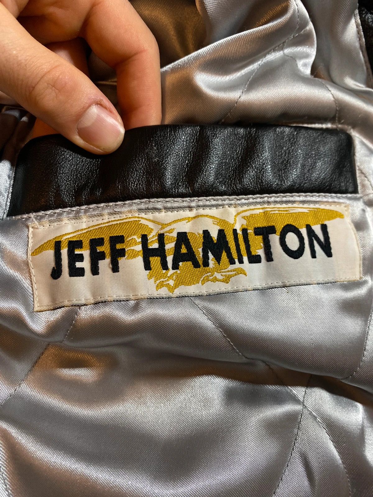 Jeff Hamilton × NFL × Reebok leather jacket reebok Jeff Hamilton vintage oakland raiders Size US L / EU 52-54 / 3 - 9 Thumbnail