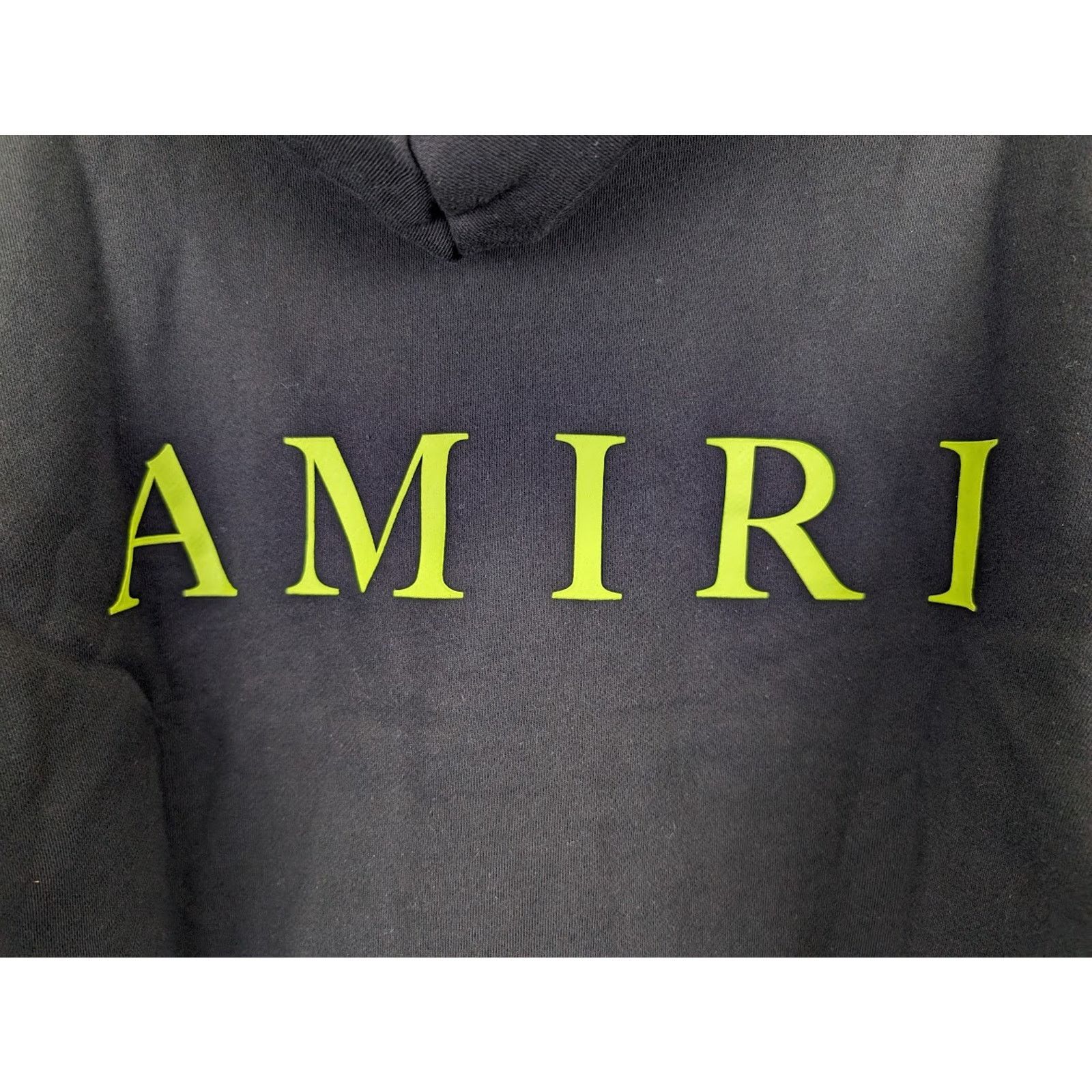 Amiri o1rshd1 Q:2 / MA Logo Hoodie in Black/Lime Size US S / EU 44-46 / 1 - 15 Thumbnail