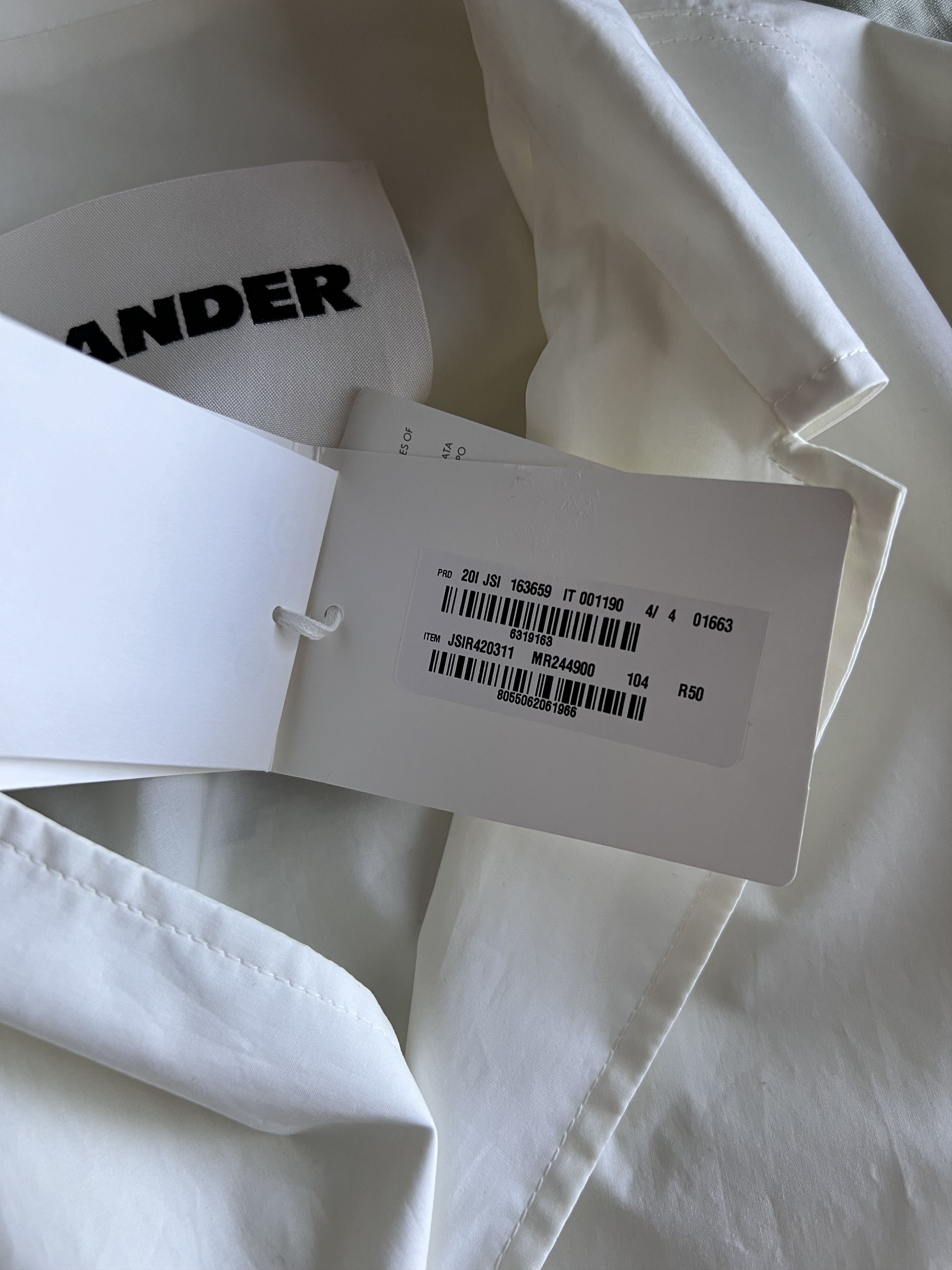 Jil Sander Jil Sander Poplin Shirt Jacket White Size US M / EU 48-50 / 2 - 9 Thumbnail