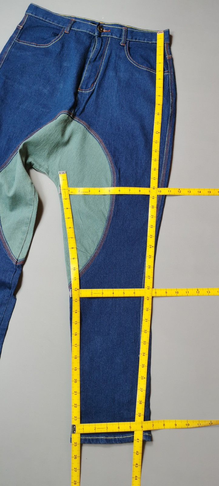 Designer × Japanese Brand Open Arms Patchwork (LG53) Size US 31 - 9 Thumbnail