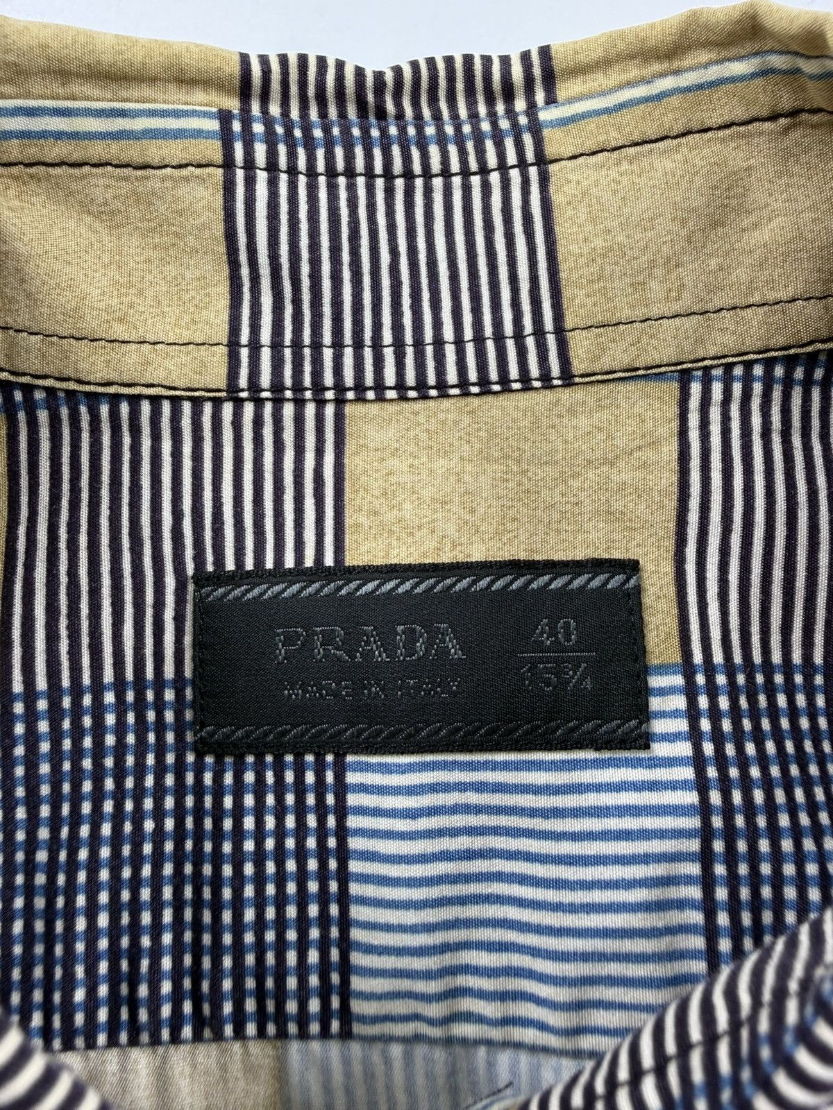 Prada Prada S/S’08 Madras Check Pattern Shirt Size US M / EU 48-50 / 2 - 7 Thumbnail