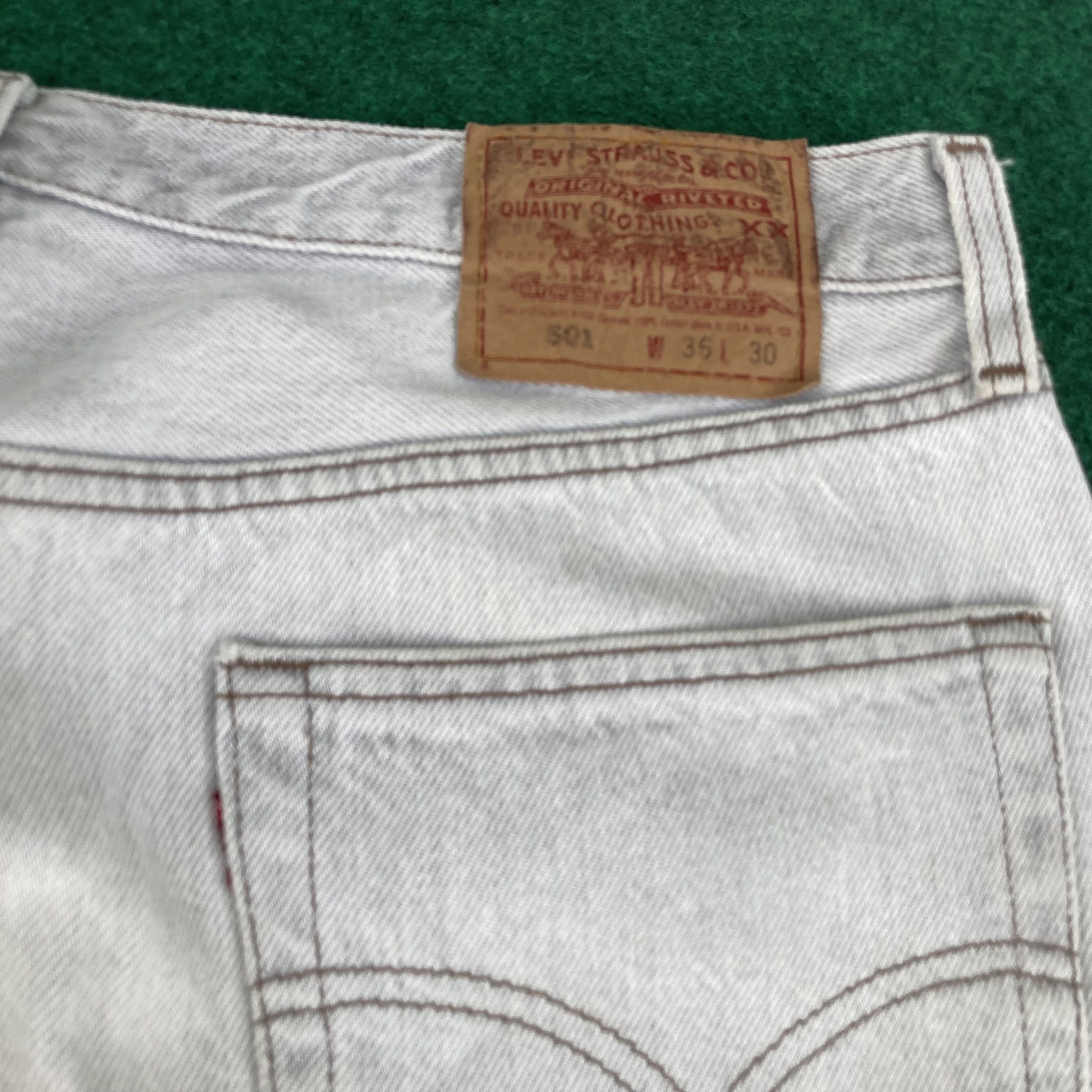 Levi's × Vintage Vtg Levis 501 Faded Sz 34 Punk Grunge Jeans Size US 34 / EU 50 - 10 Thumbnail