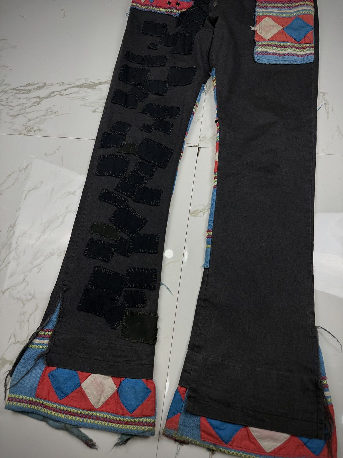 Undercover Undercover SS03 Ethnic Patchwork Scab Pants Size US 30 / EU 46 - 2 Thumbnail