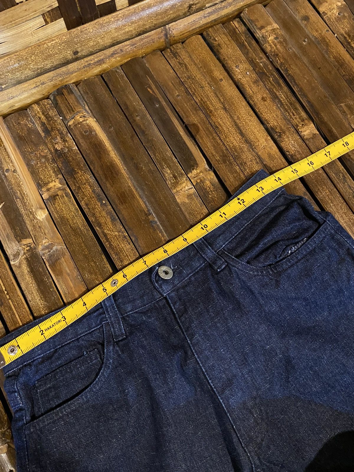 Japanese Brand BACK & FORTH FLARE DENIM PANTS Size 28" / US 6 / IT 42 - 9 Thumbnail