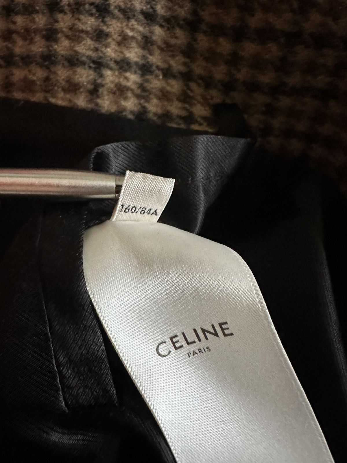Celine FW19 Celine Pied de Poule Wool Max Coat Hedi Slimane Size US S / EU 44-46 / 1 - 23 Thumbnail