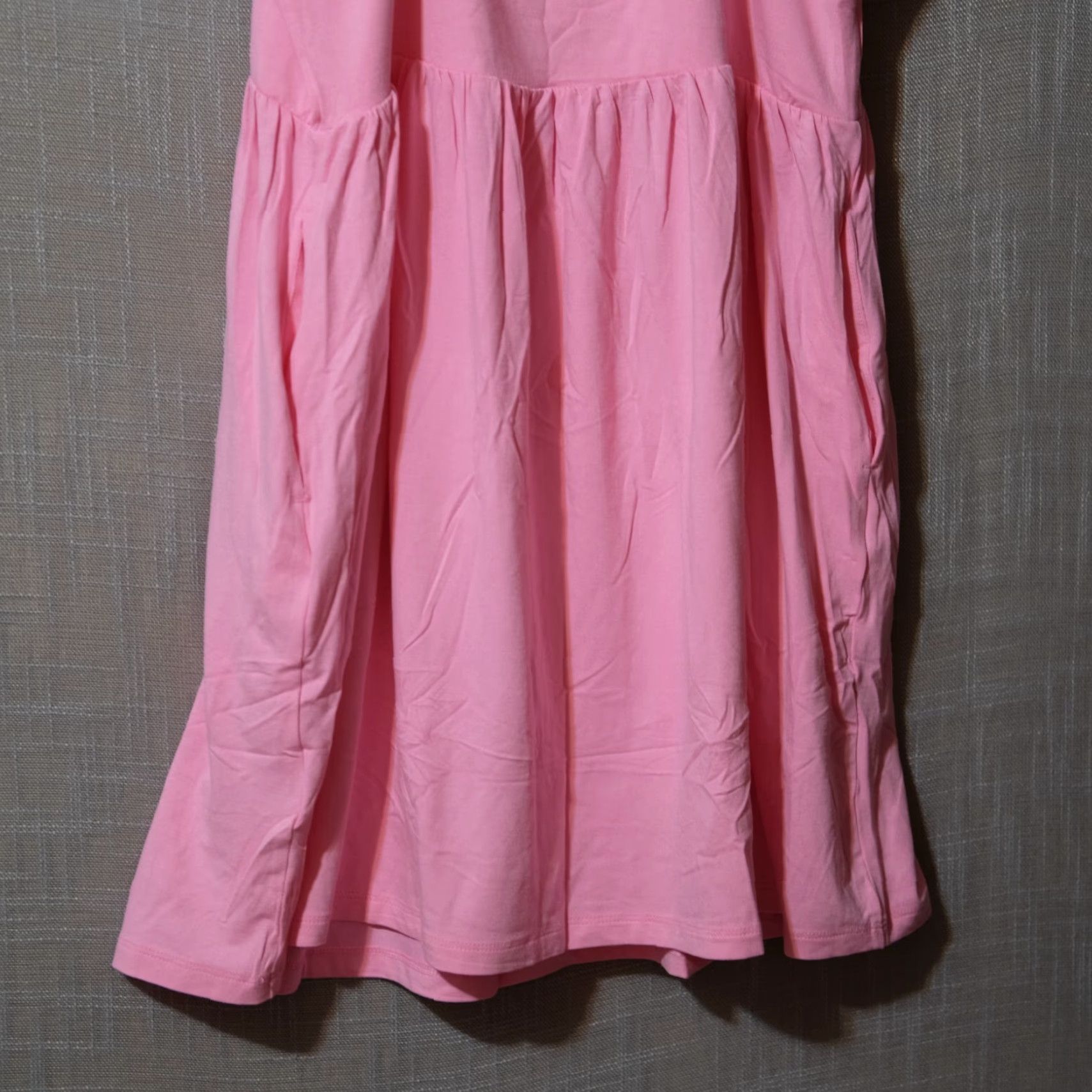 Old Navy VINTAGE Old Navy Fit & Flare Strappy Mini Dress Pink Women's Petite L #H61-18 Size L / US 10 / IT 46 - 7 Thumbnail