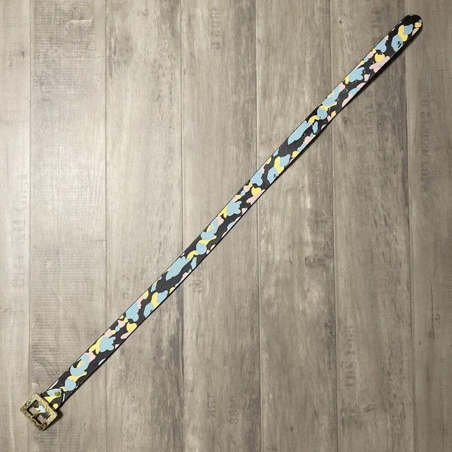 Bape BAPE New multi camo leather belt cotton candy camo APE NIGO Size ONE SIZE - 2 Thumbnail