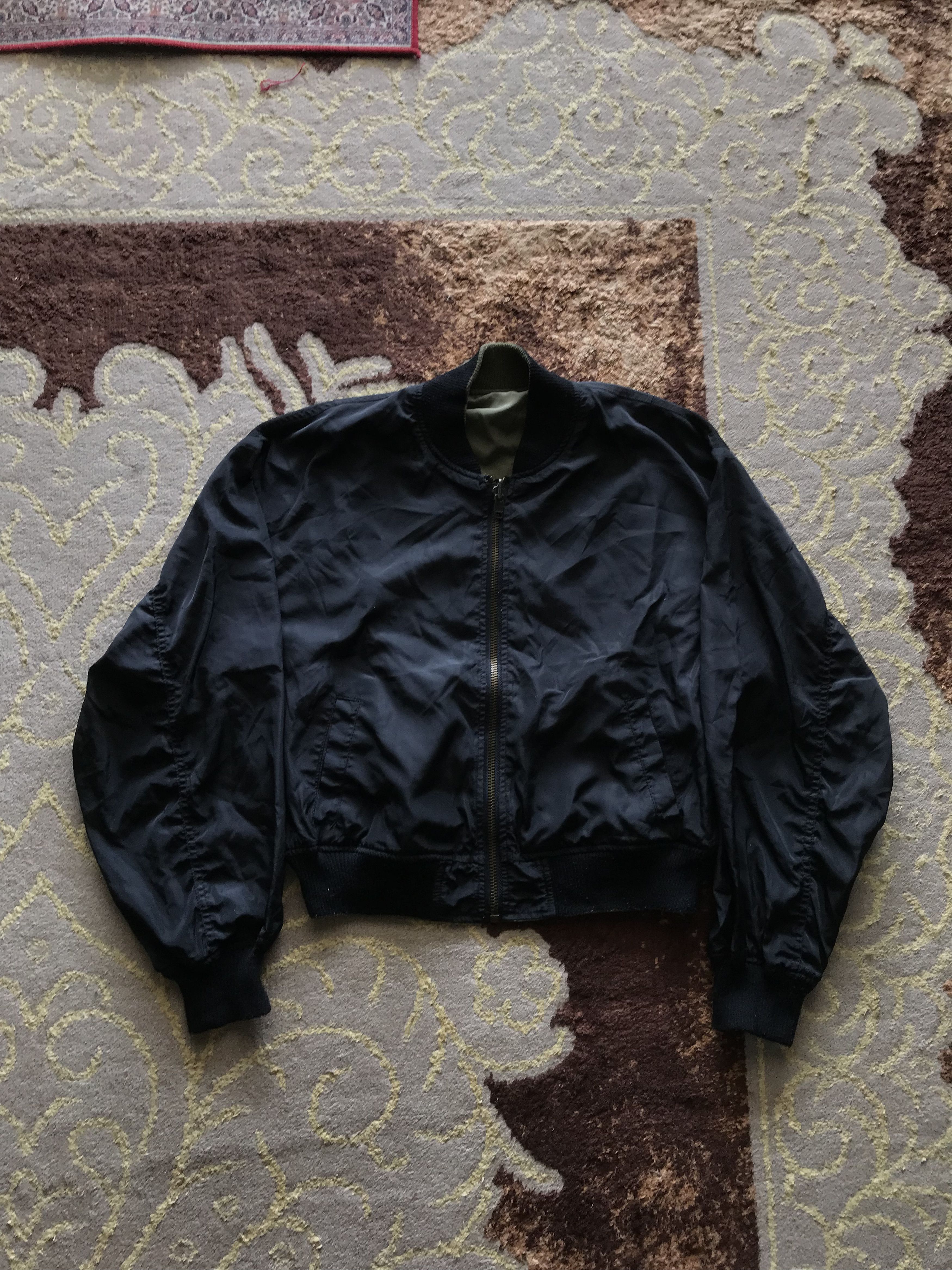 Vintage Vintage Retro Girl Bomber Jacket Size US L / EU 52-54 / 3 - 11 Thumbnail
