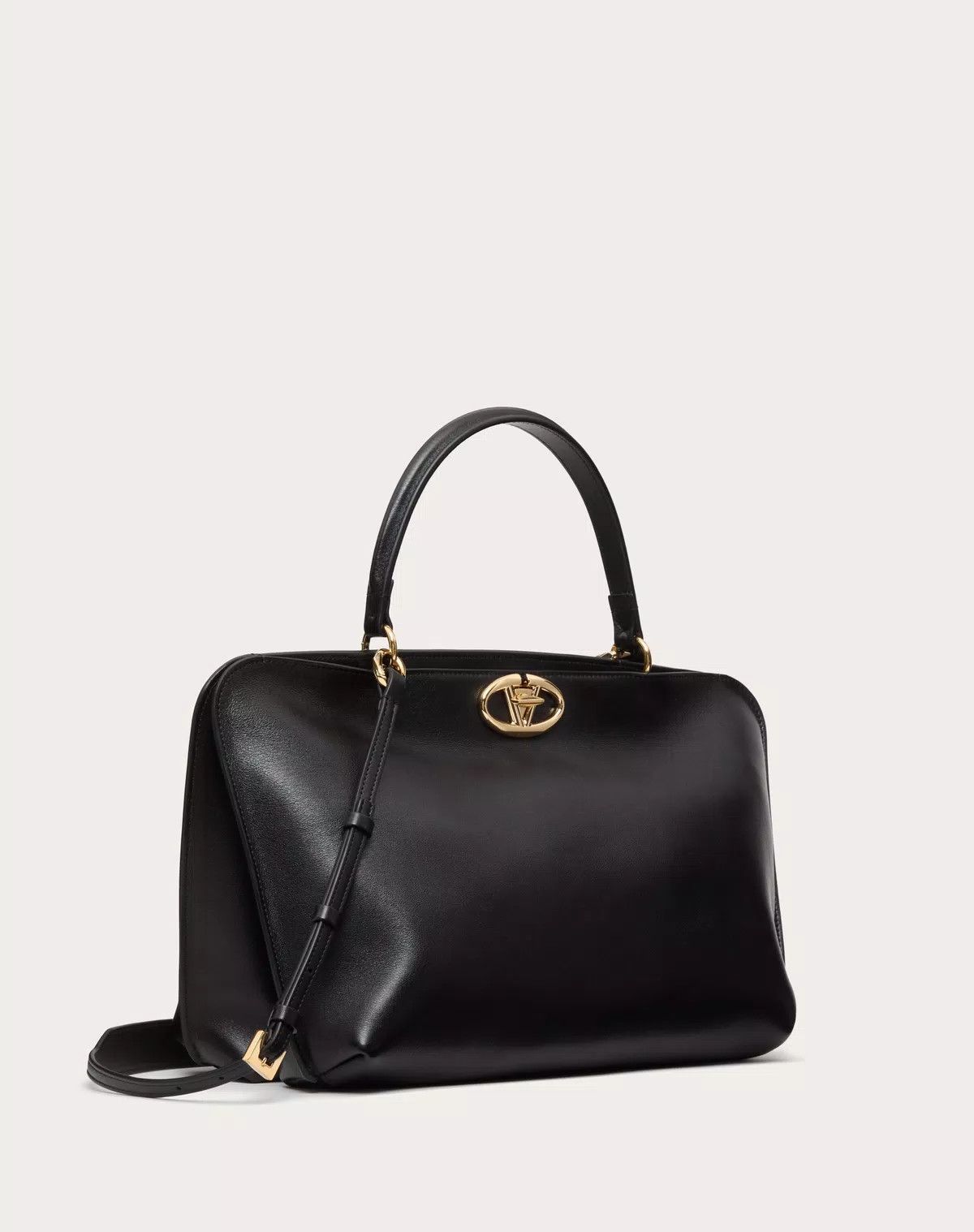 Valentino oc11z0725 Size:OS/2gether Leather Handbag in Black Size ONE SIZE - 2 Thumbnail
