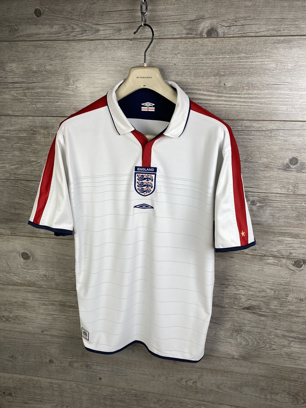Umbro × Vintage Umbro England 2003/2005 reversible T-shirt Vintage Football Size US L / EU 52-54 / 3 - 4 Thumbnail
