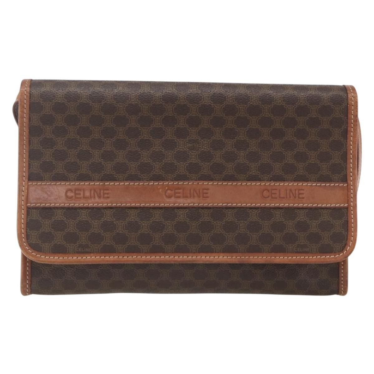 Celine Celine Vintage Macadam Canvas and Leather Size ONE SIZE - 1 Thumbnail