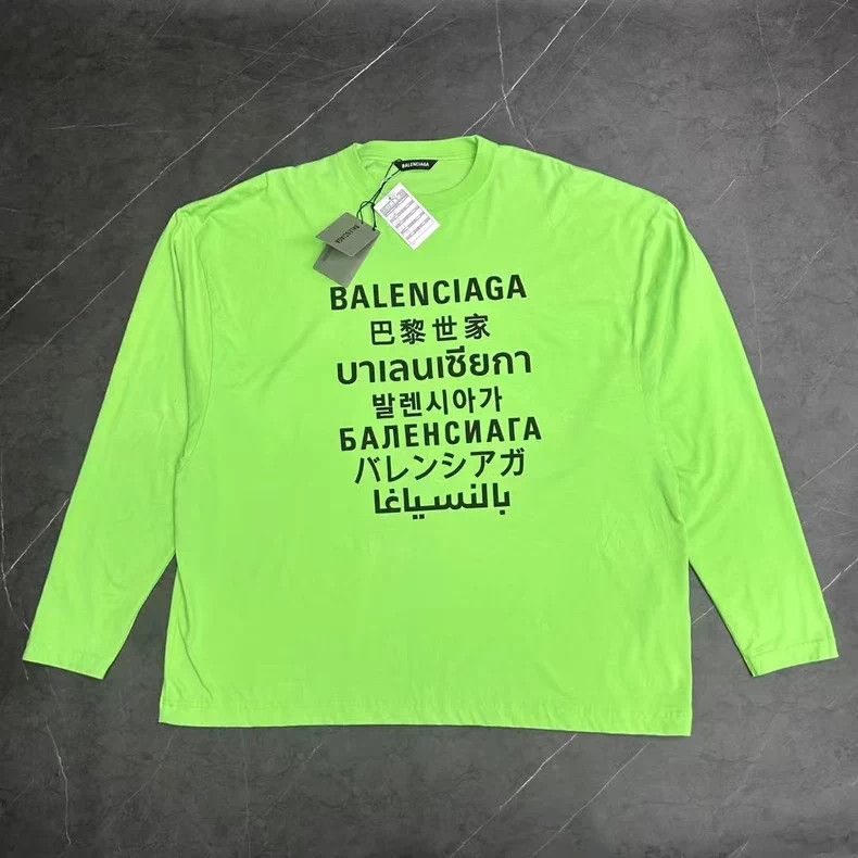 Balenciaga Seven Language Long Sleeve T-shirt