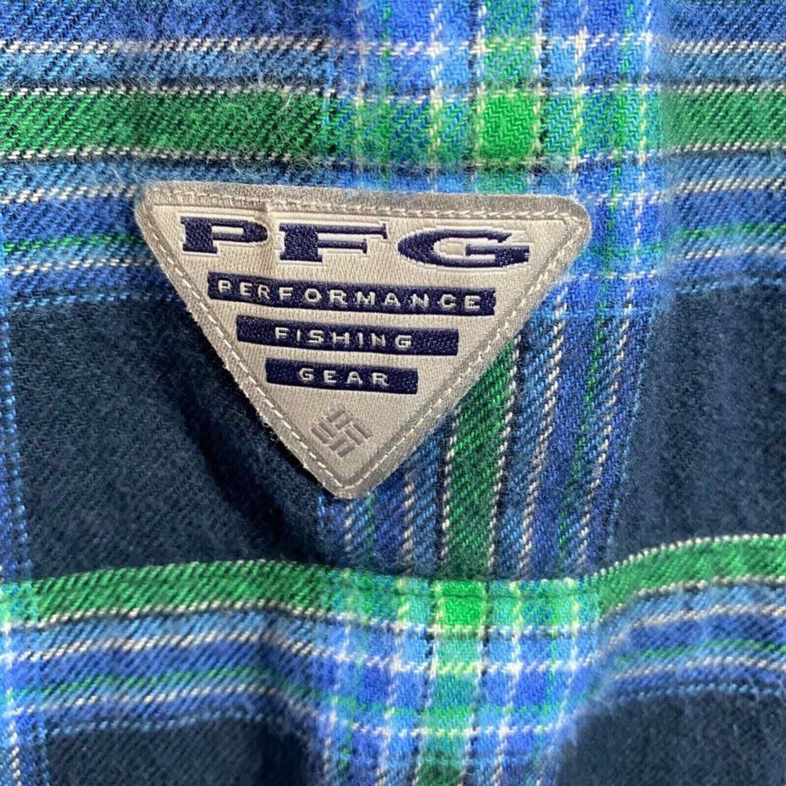 Columbia Columbia PFG MensLarge Vented Button Down Shirt Flannel GORP Size US L / EU 52-54 / 3 - 8 Thumbnail