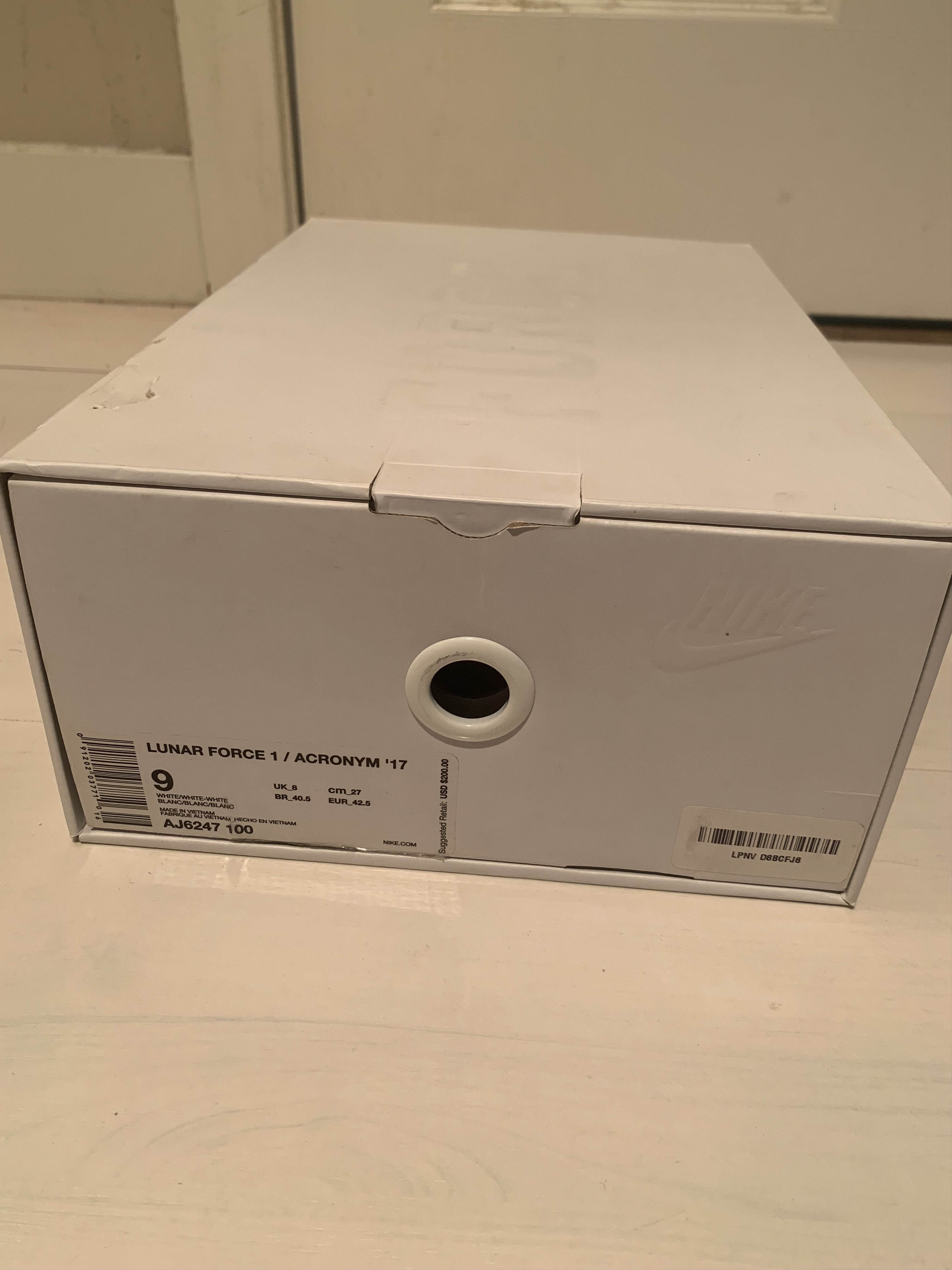 Acronym × Nike Nike x Acronym Lunar Force 1 White 9 US Size US 9 / EU 42 - 9 Thumbnail