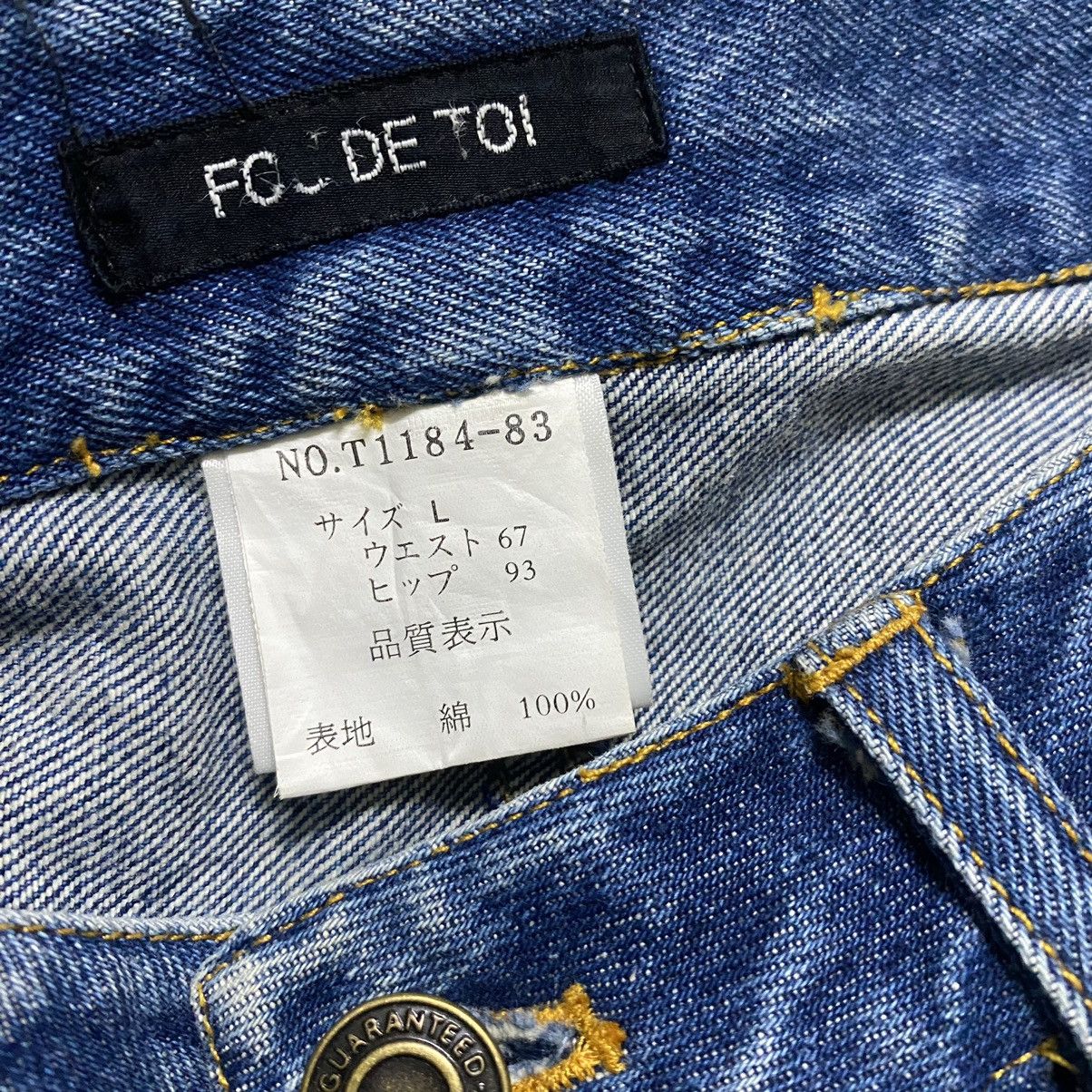 Japanese Brand FOU DE TOI Denim Flare Jeans Size US 28 / EU 44 - 18 Thumbnail