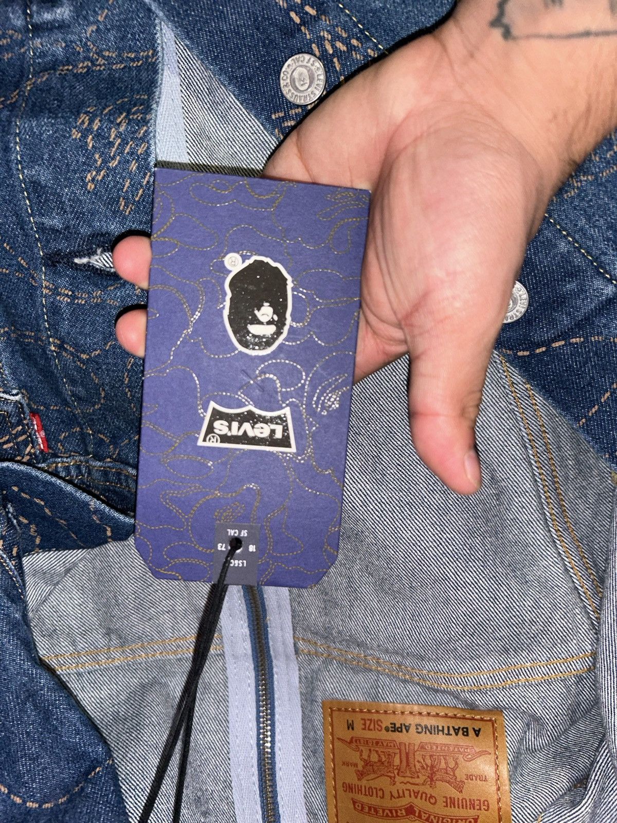 Bape Bape levis collab japan exclusive Size US M / EU 48-50 / 2 - 5 Thumbnail