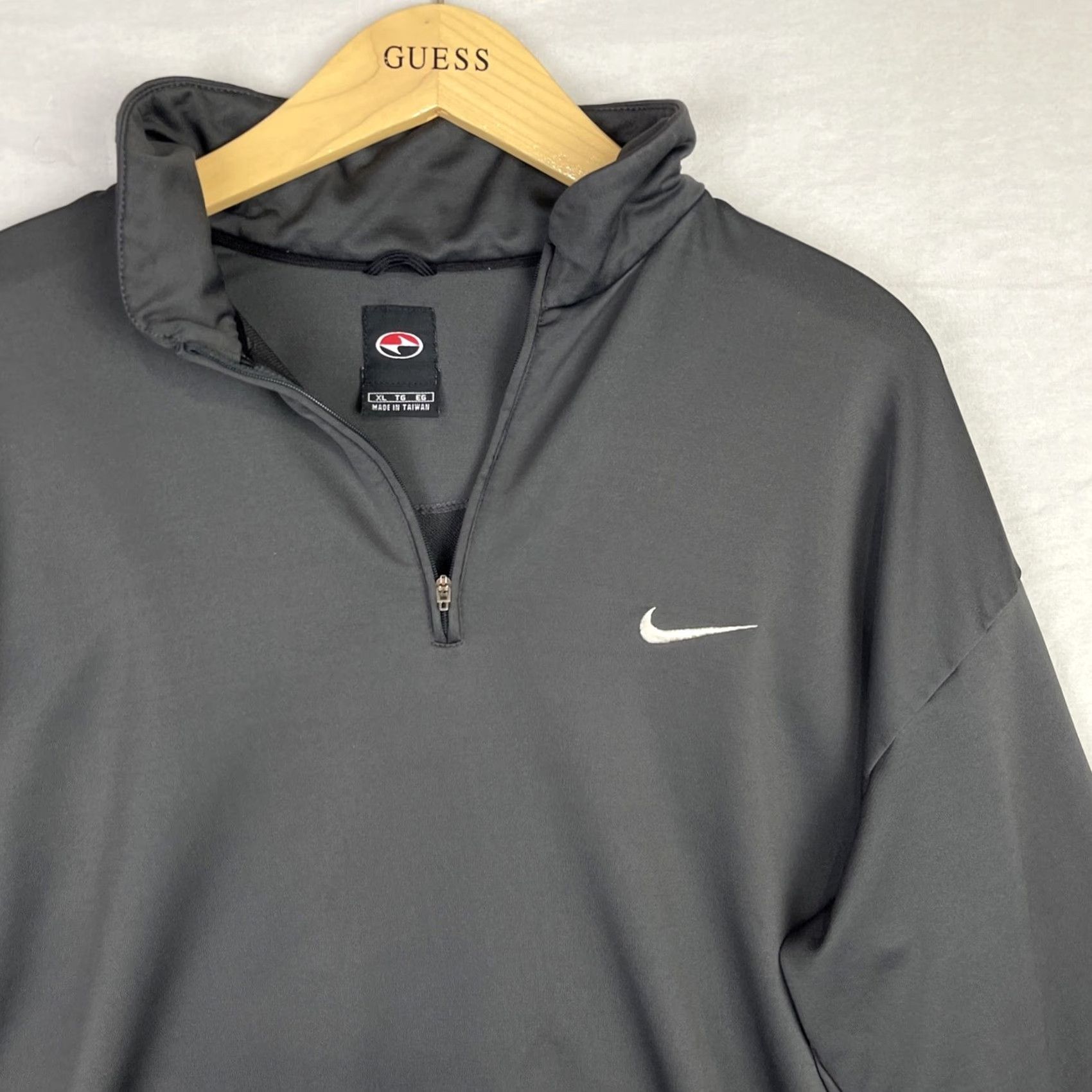 Nike Nike Vintage Sweater Mens XL Gray 1/4 Zip Pullover Tiger Woods Embroidered Logo Sports Outdoor Classic Nike Shirt Size US XL / EU 56 / 4 - 4 Thumbnail