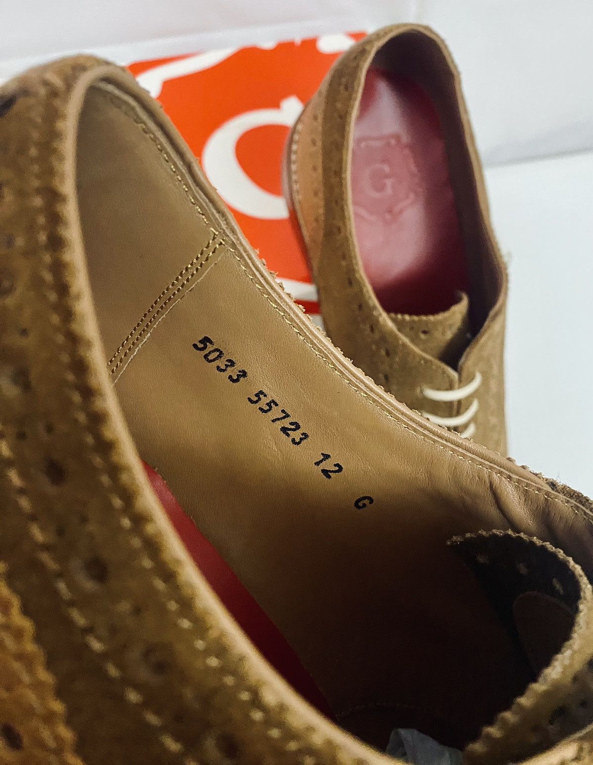 Grenson GRENSON 5033 Stanley Brown Suede Leather Brogue 13 New Size US 13 / EU 46 - 6 Thumbnail