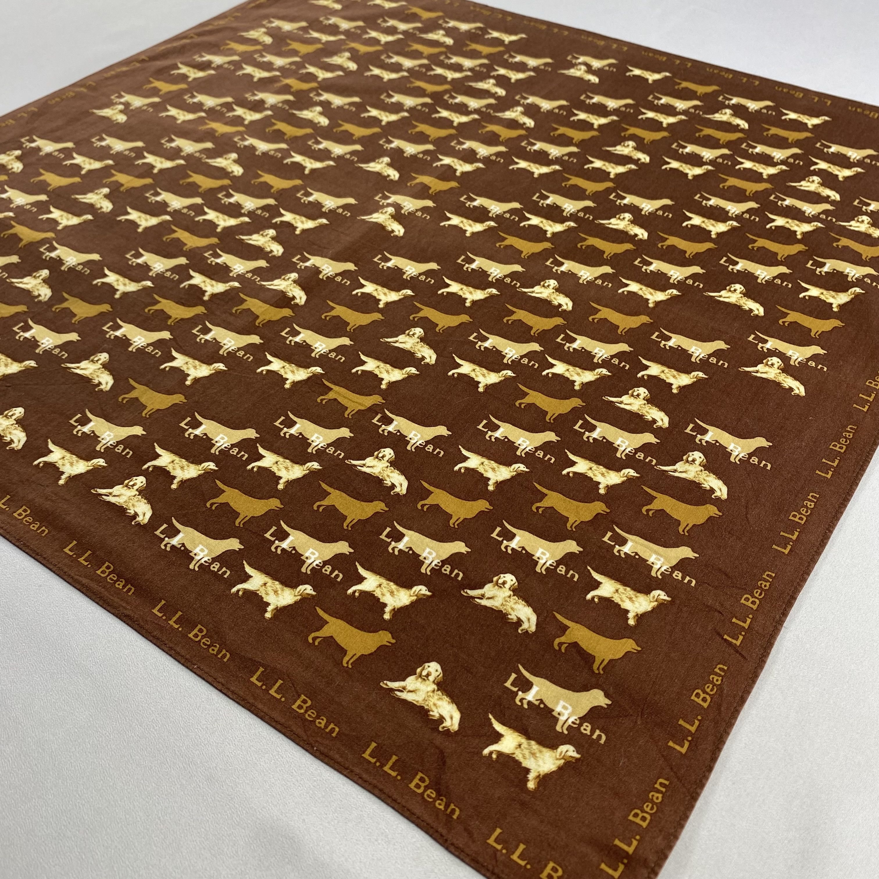 L.L. Bean × Vintage L.L. Bean Bandana/ Handkerchief / Neckerchief-P1165 Size ONE SIZE - 2 Thumbnail