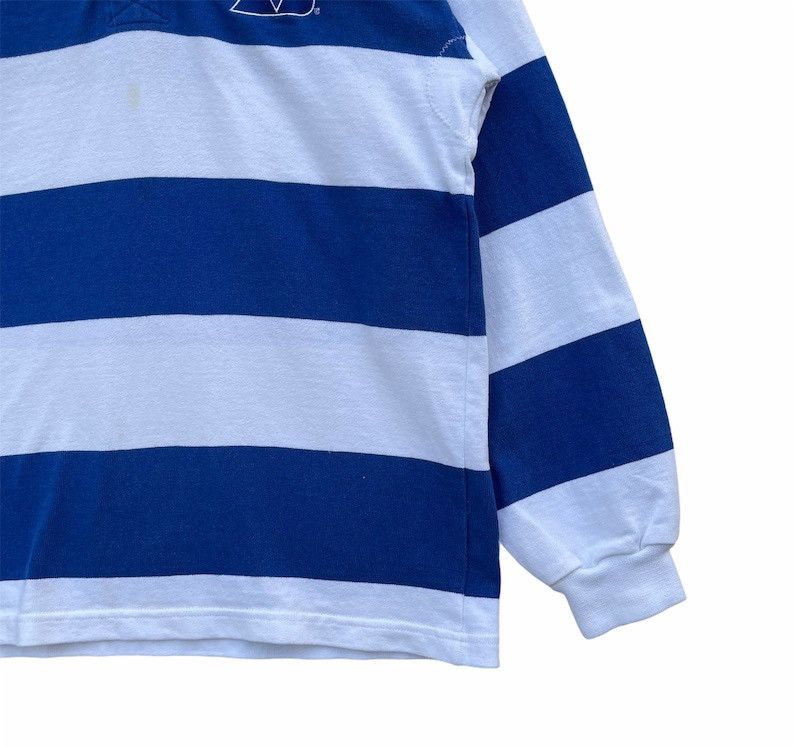 Barbarian × Rugby Ralph Lauren × Vintage Vintage 90s Barbarian Rugby Wear Striped Long Sleeve Shirt Size US L / EU 52-54 / 3 - 4 Thumbnail