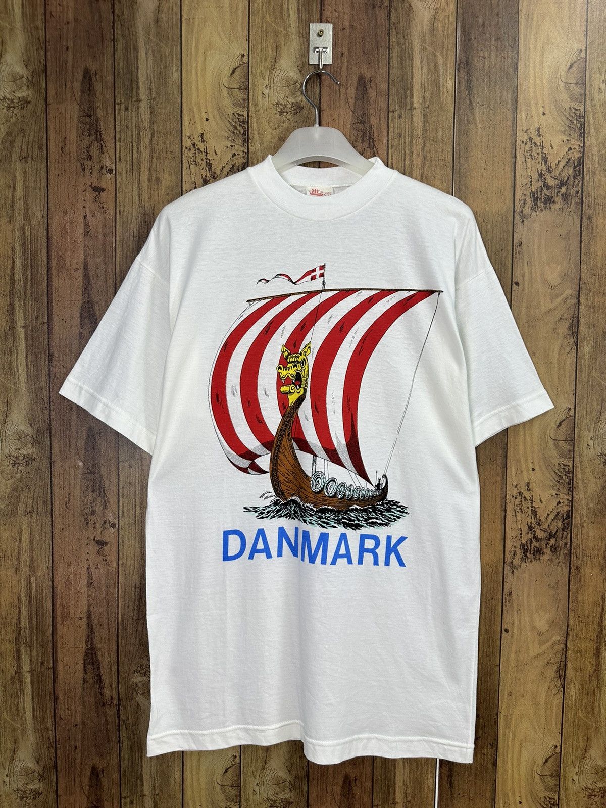 Vintage Vintage Denmark 60s Tshirt A369 Size US M / EU 48-50 / 2 - 1 Thumbnail