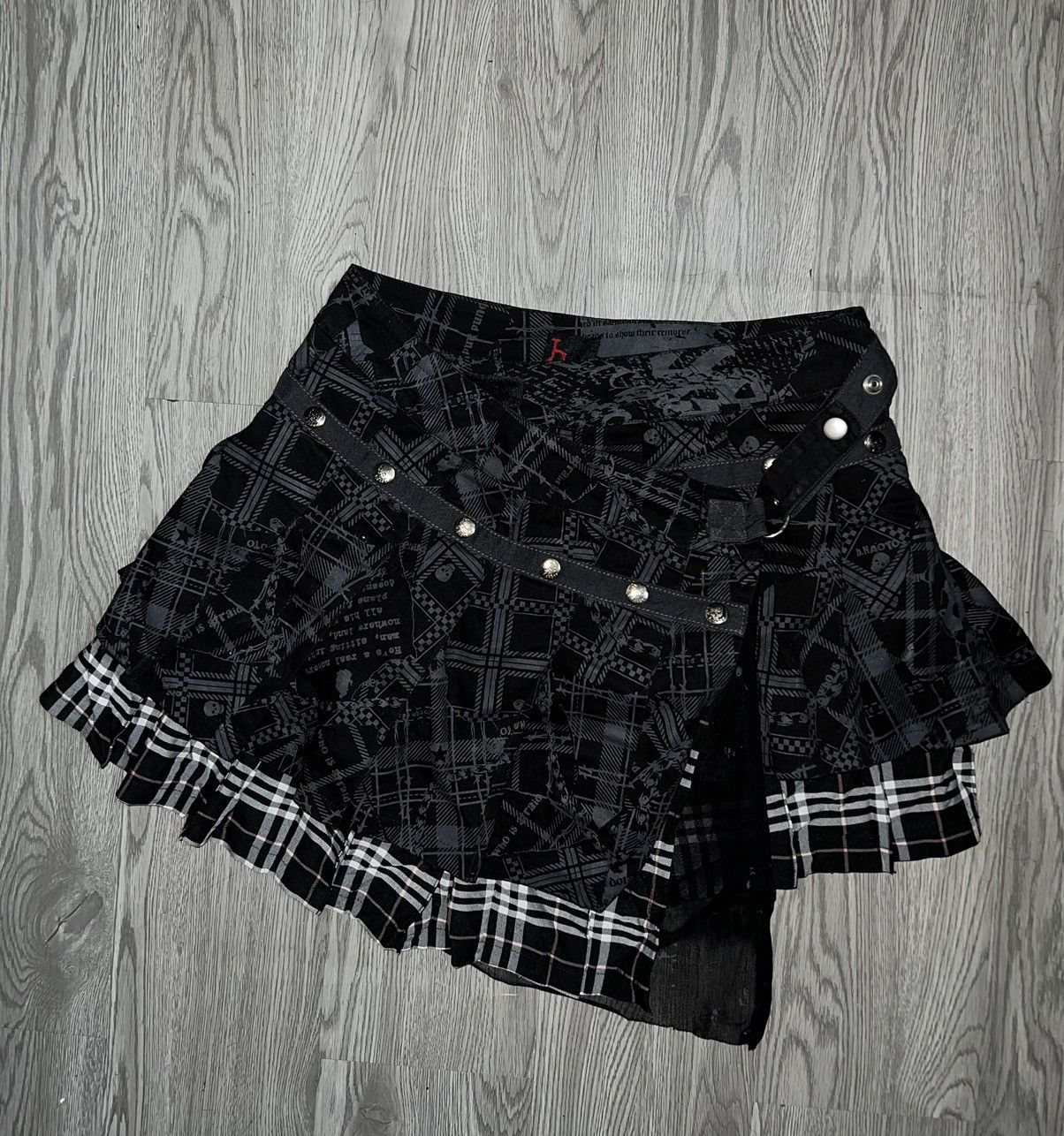Seditionaries Rare H.ANARCHY wrapped layers skirt ☠️🩸 Size 27" / US 4 / IT 40 - 8 Thumbnail