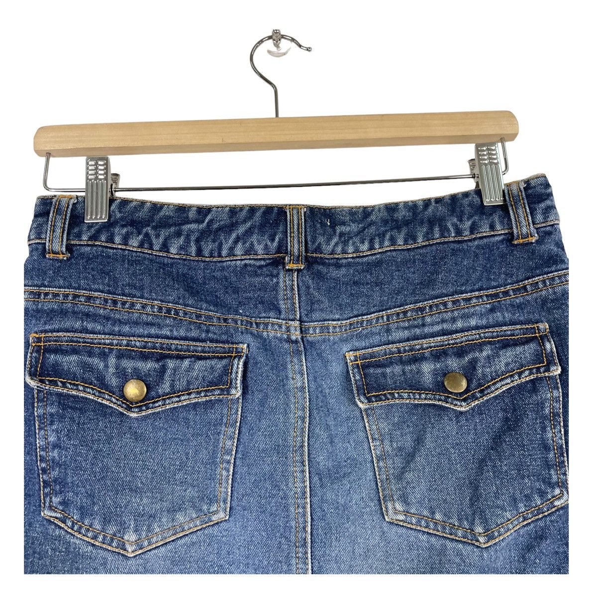 Japanese Brand × Seditionaries 💥 LOVER HOUSE JAPAN DENIM MINI SKIRT Size 30" / US 8 / IT 44 - 8 Thumbnail