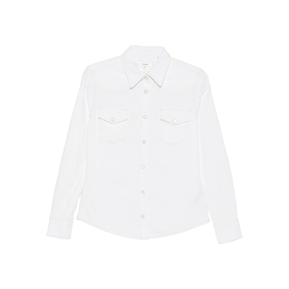 Frame Frame WHITE Tops - Shirts Size XS / US 0-2 / IT 36-38 - 1 Thumbnail