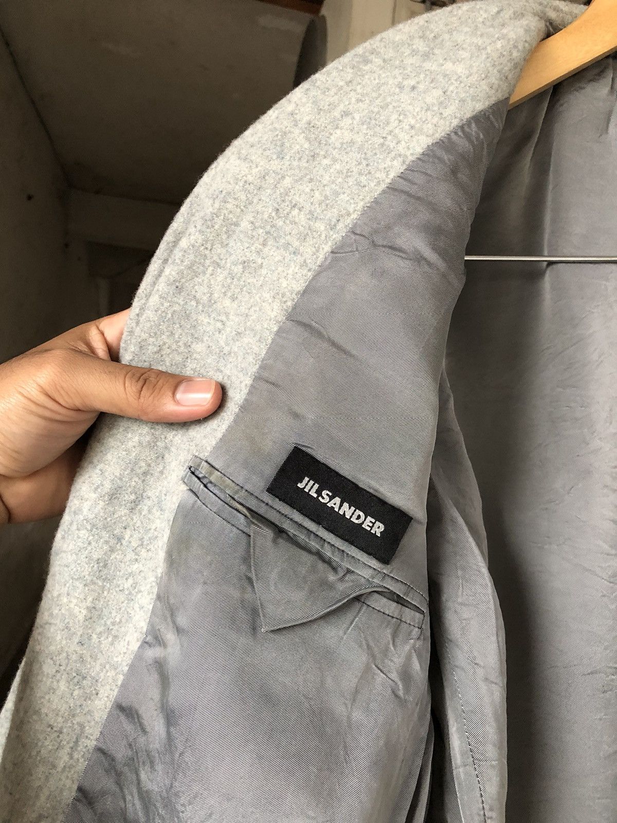 Jil Sander Jil Sander Wool Single Breasted Blazer Size 44R - 16 Thumbnail